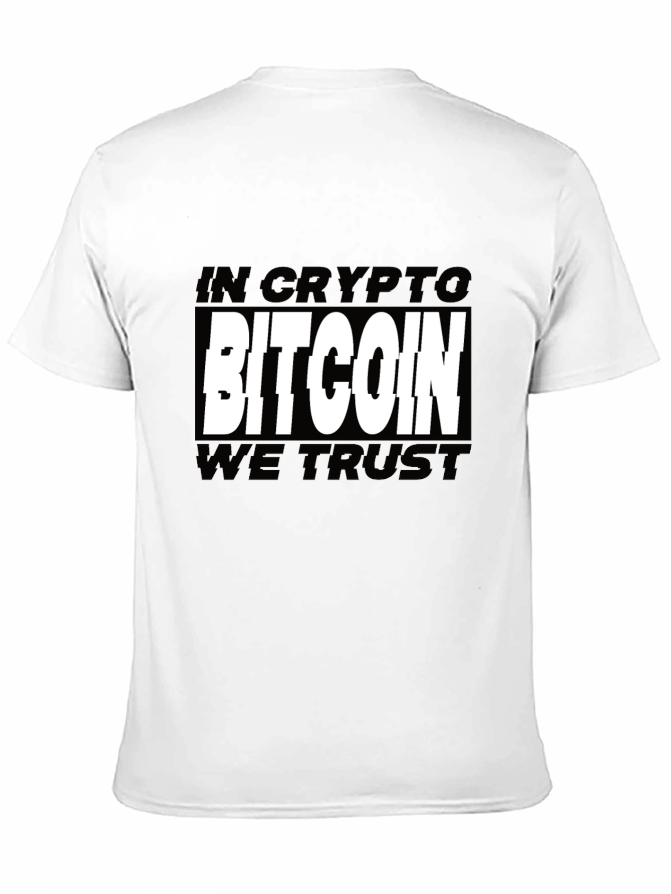Black Bitcoin Crypto Graphic Tee view 11