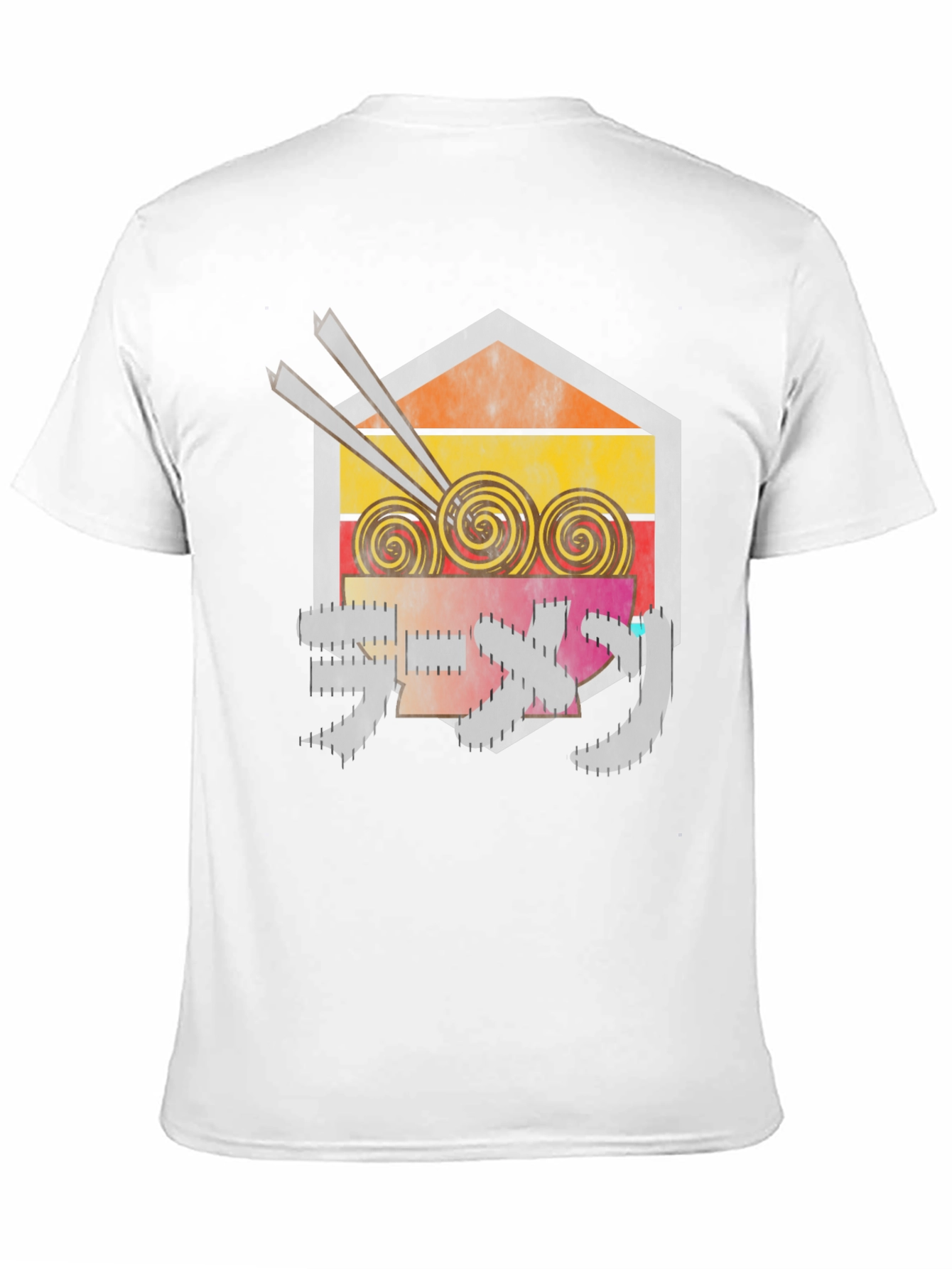 Black Ramen Kanji Graphic T-Shirt view 11