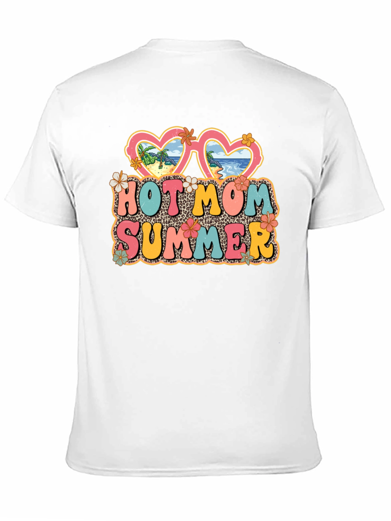 Black Hot Mom Summer Graphic T-Shirt, Unisex view 11