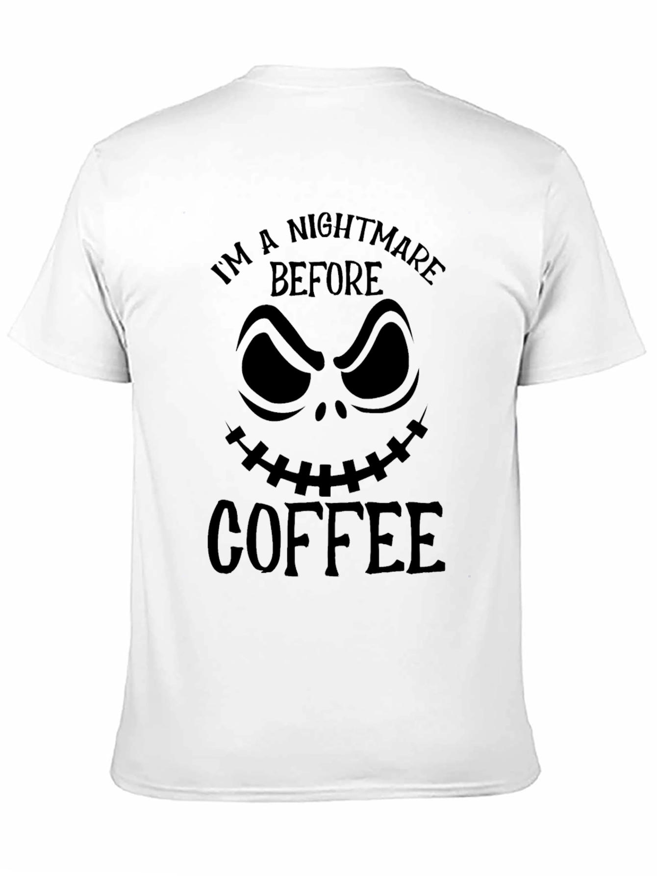 Black Nightmare Before Coffee Graphic Tee - Black view 11
