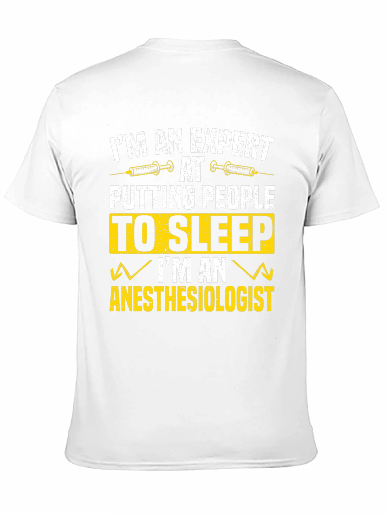 Black Anesthesiologist Expert T-Shirt - Funny Medical Tee view 11