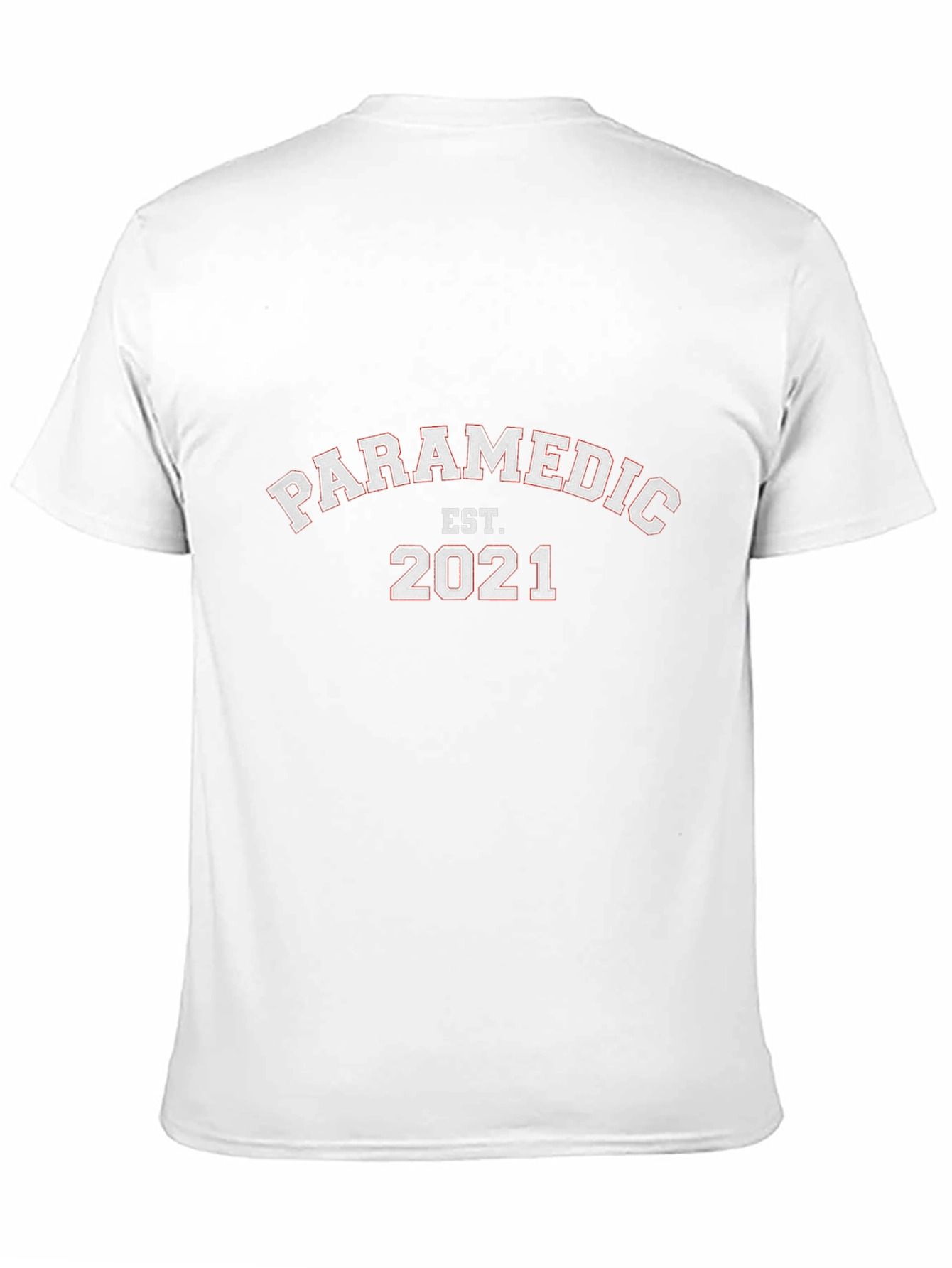 Black Paramedic Est. 2021 Black T-Shirt view 11