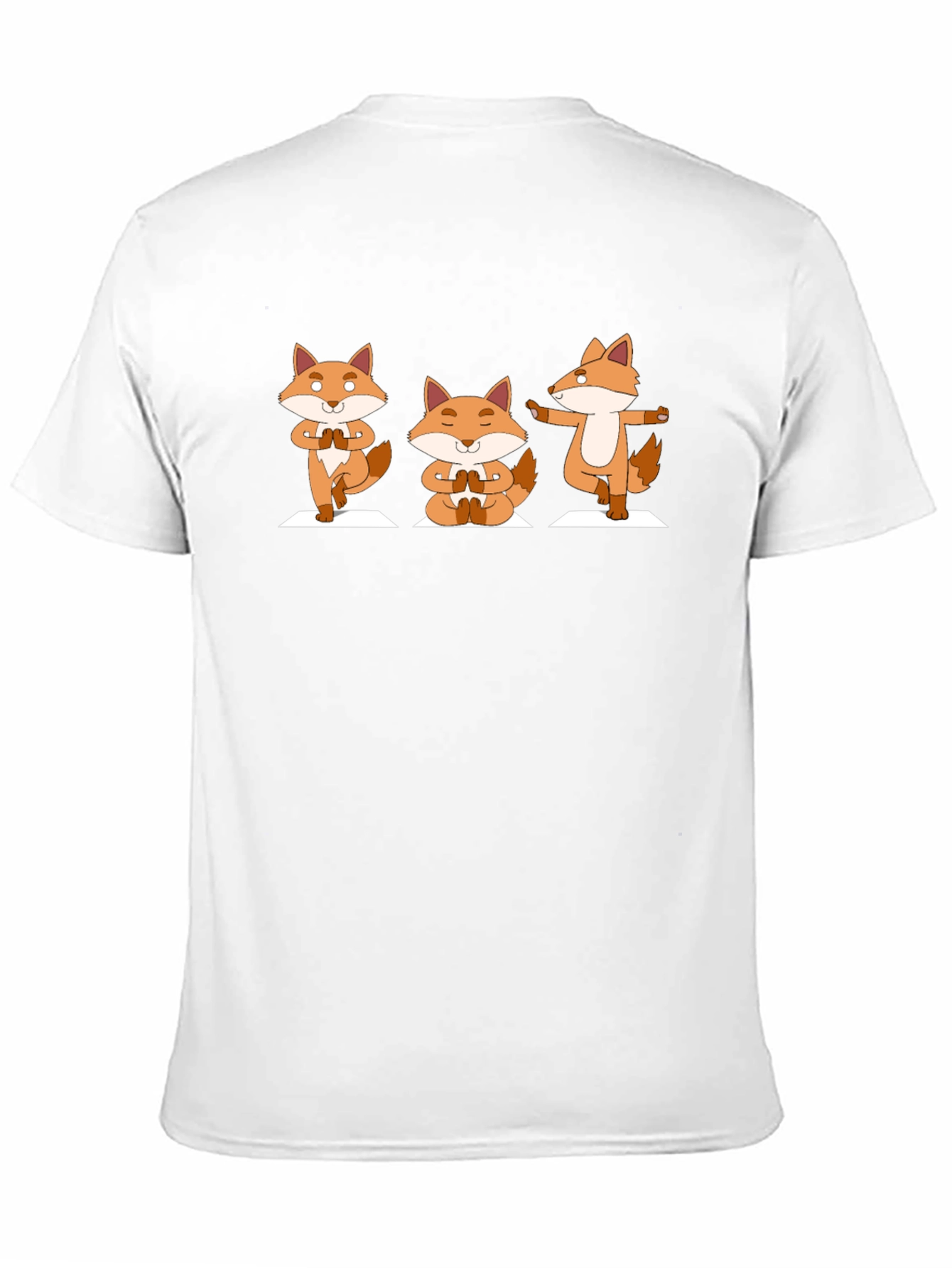 Black Fox Yoga Pose Graphic Tee - Cute & Comfy view 11