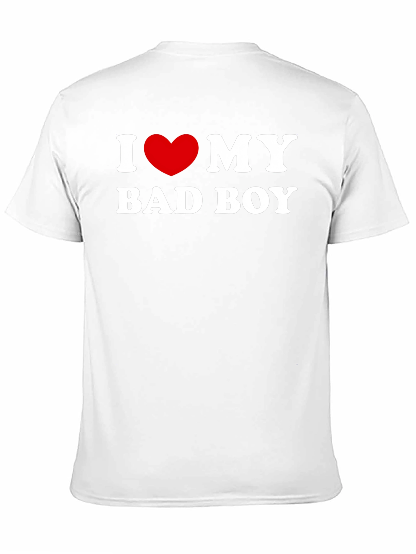 Black I Love My Bad Boy T-Shirt - Black Graphic Tee view 11
