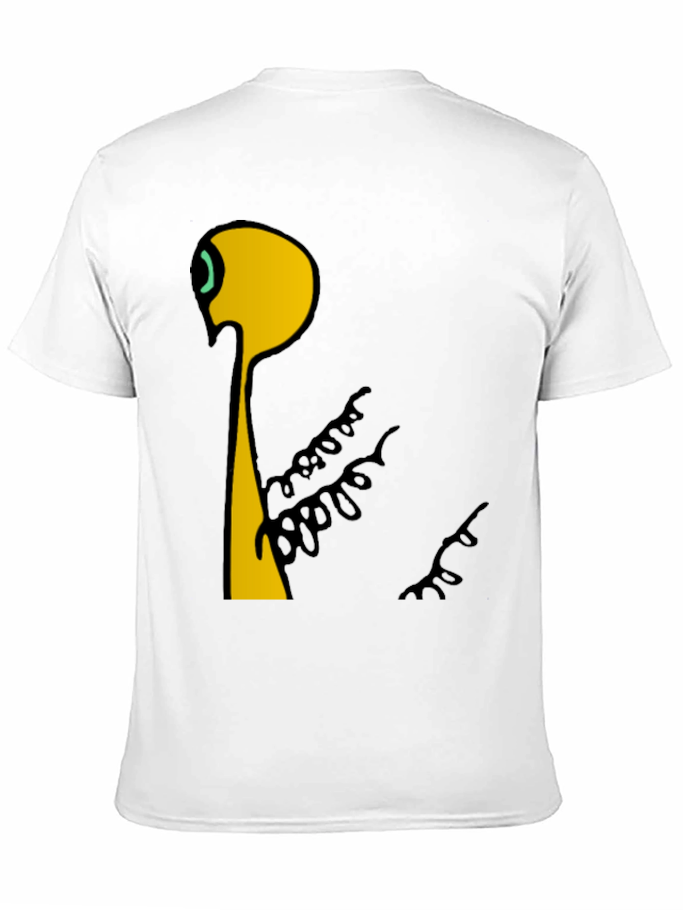 Black Abstract Graphic Print Crew Neck T-Shirt view 11