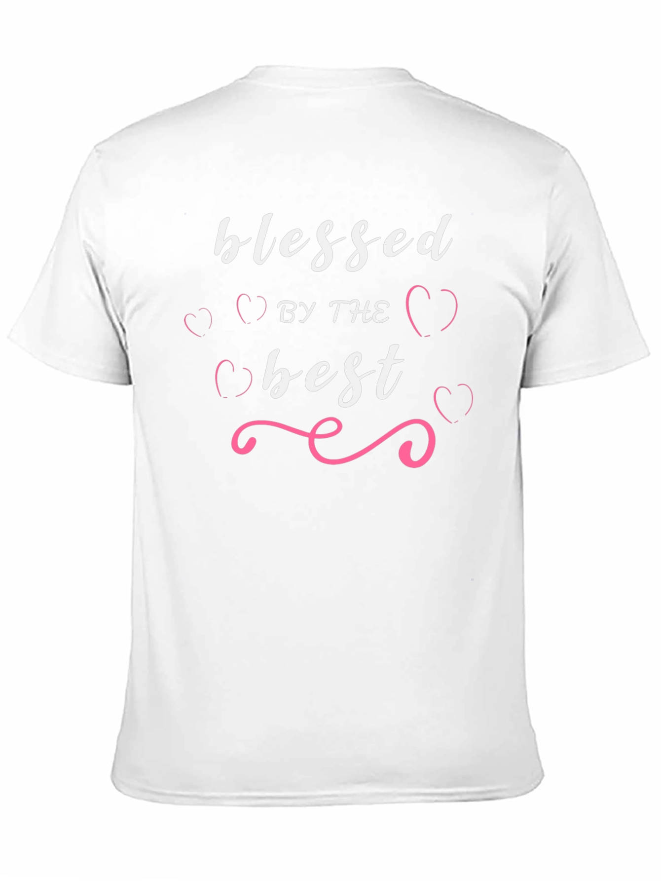 Black Blessed By The Best Graphic T-Shirt view 11