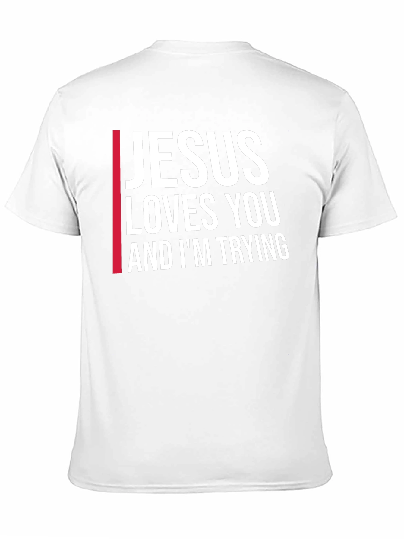 Black Jesus Loves You Graphic Tee - Black view 11
