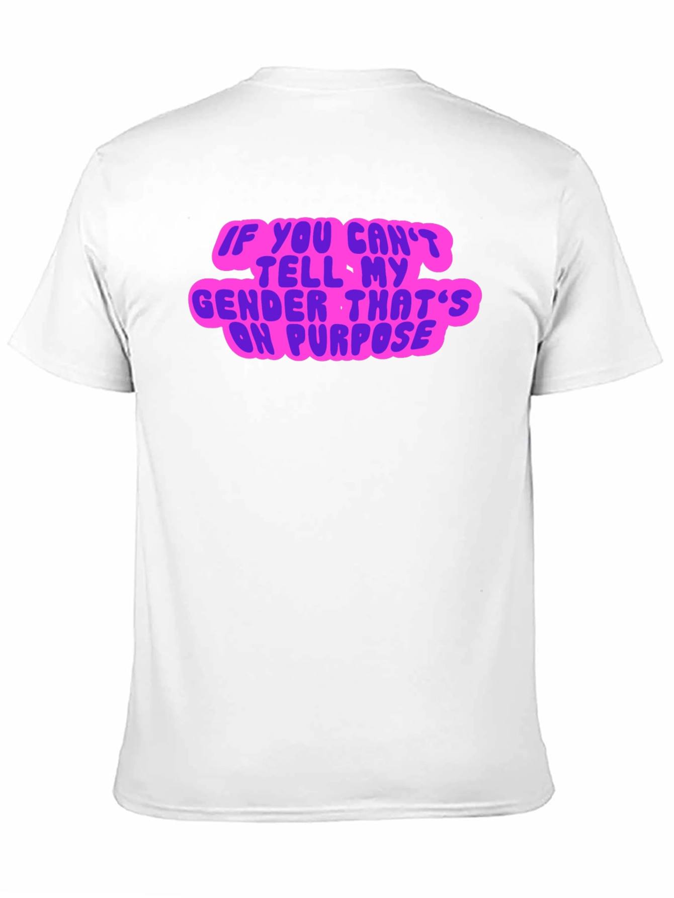 Black Gender Neutral Statement Tee - Black view 11