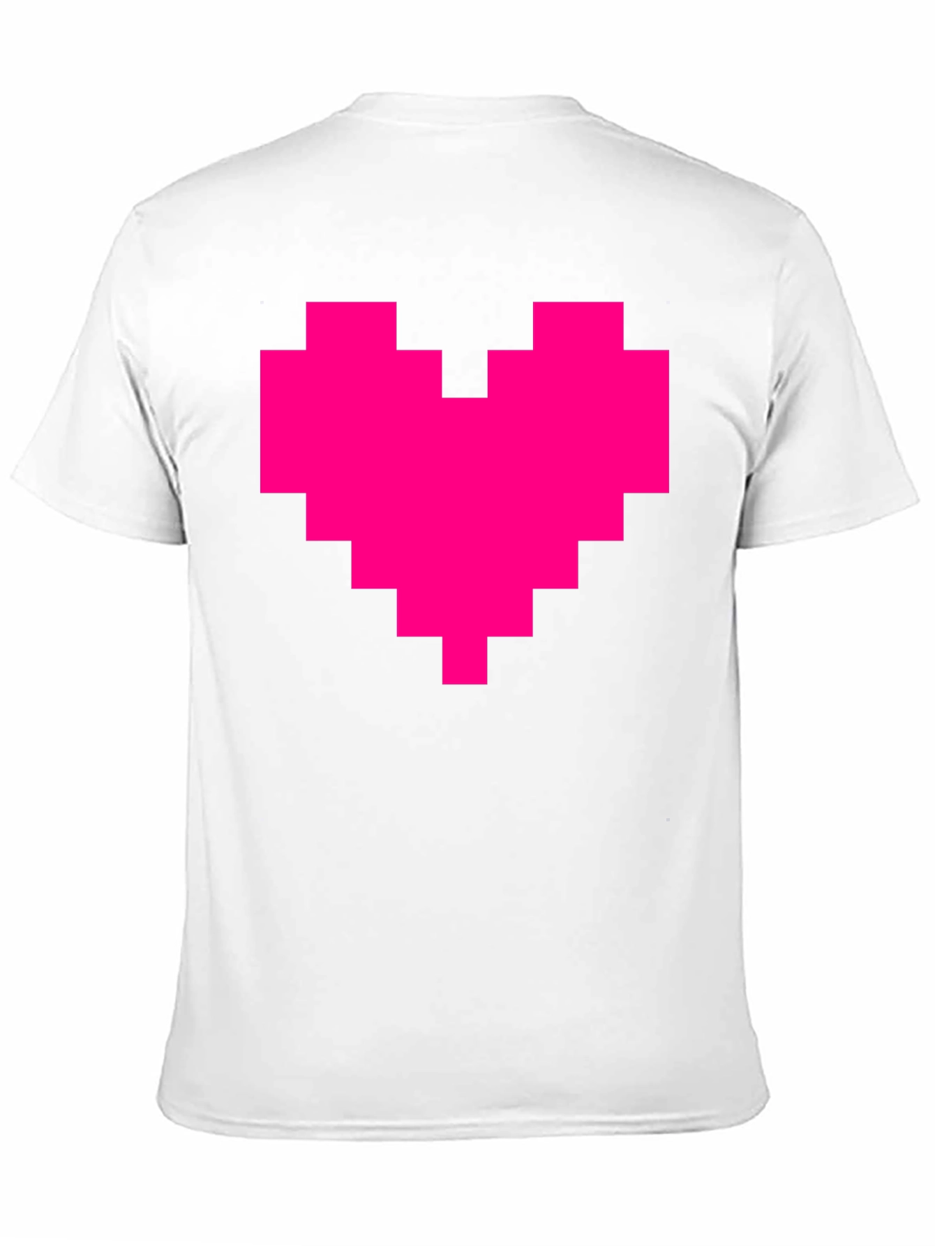 Black Pixel Heart Graphic Tee - Black T-Shirt view 11