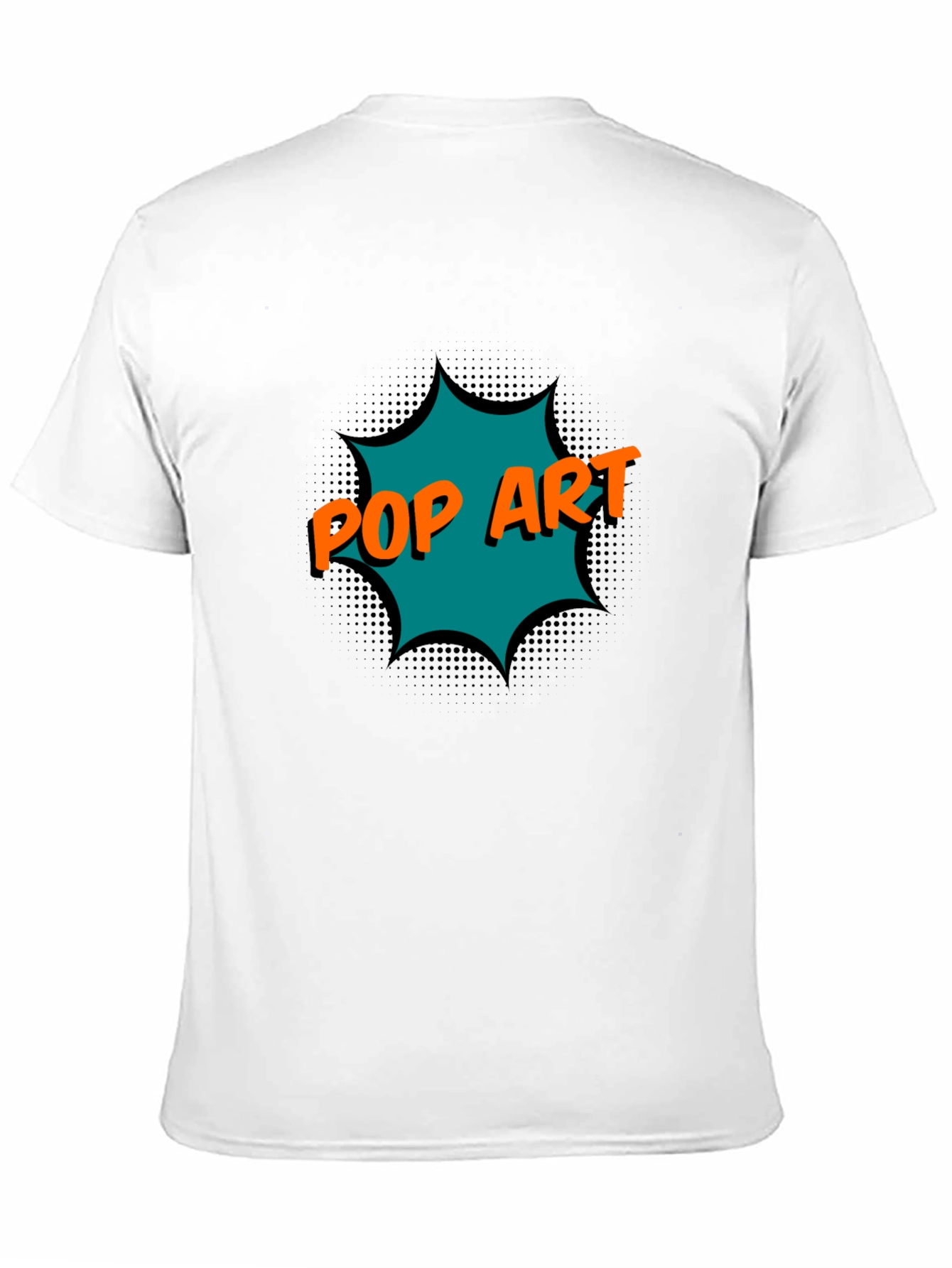 Black Pop Art Graphic Black T-Shirt view 11