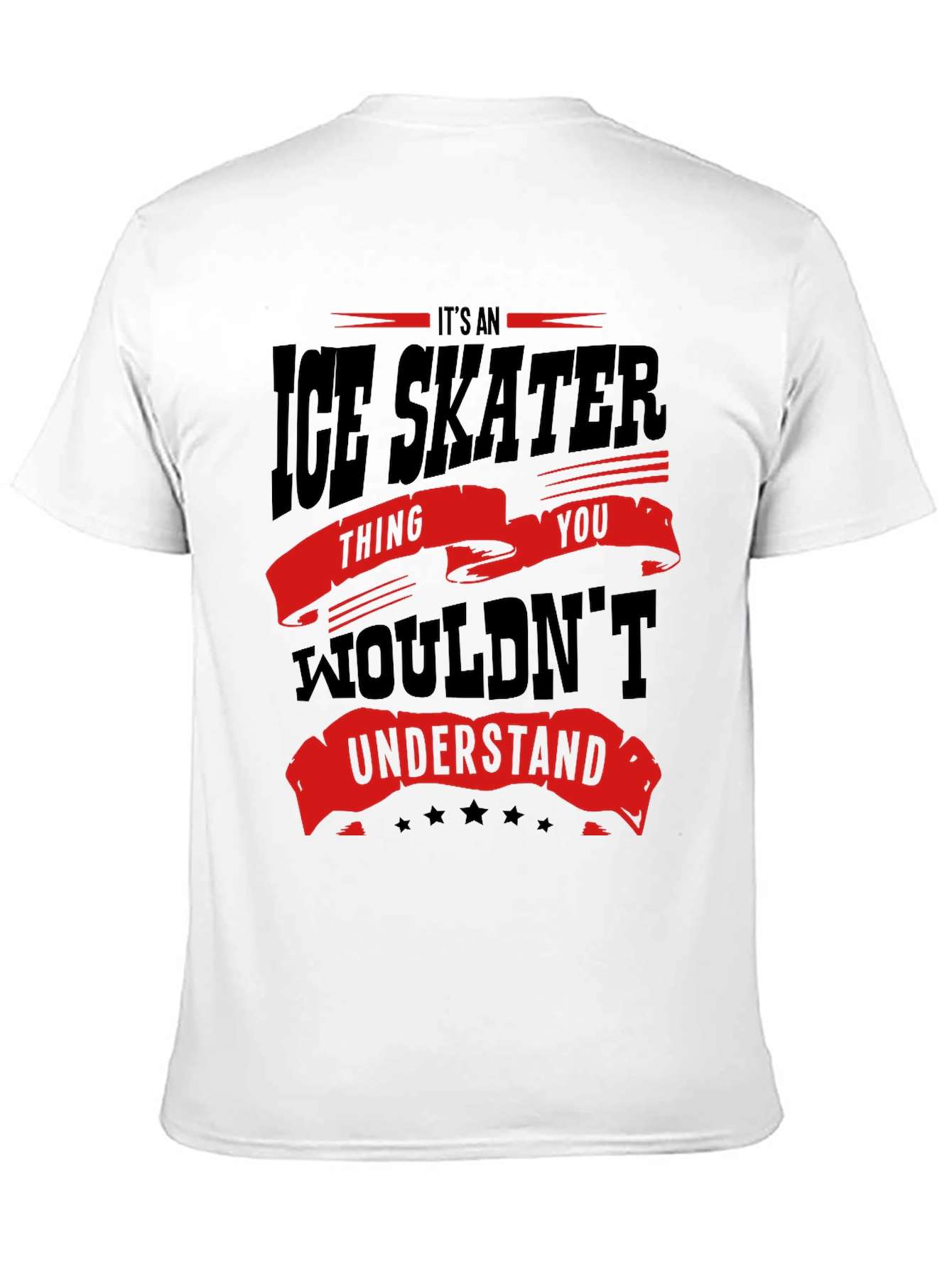 Black Ice Skater Thing T-Shirt view 11