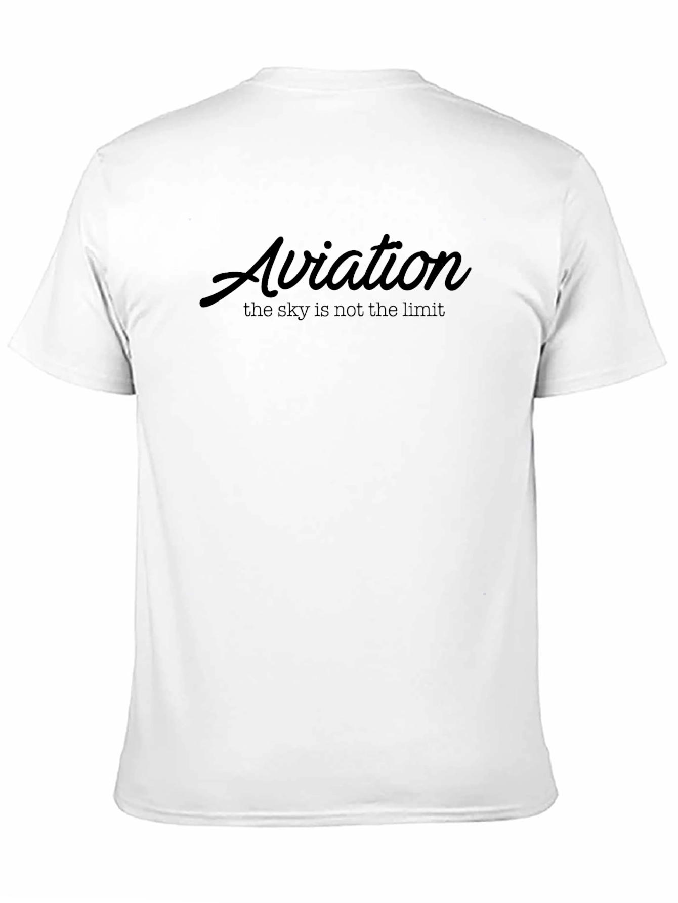 Black Aviation T-Shirt: The Sky is Not the Limit view 11
