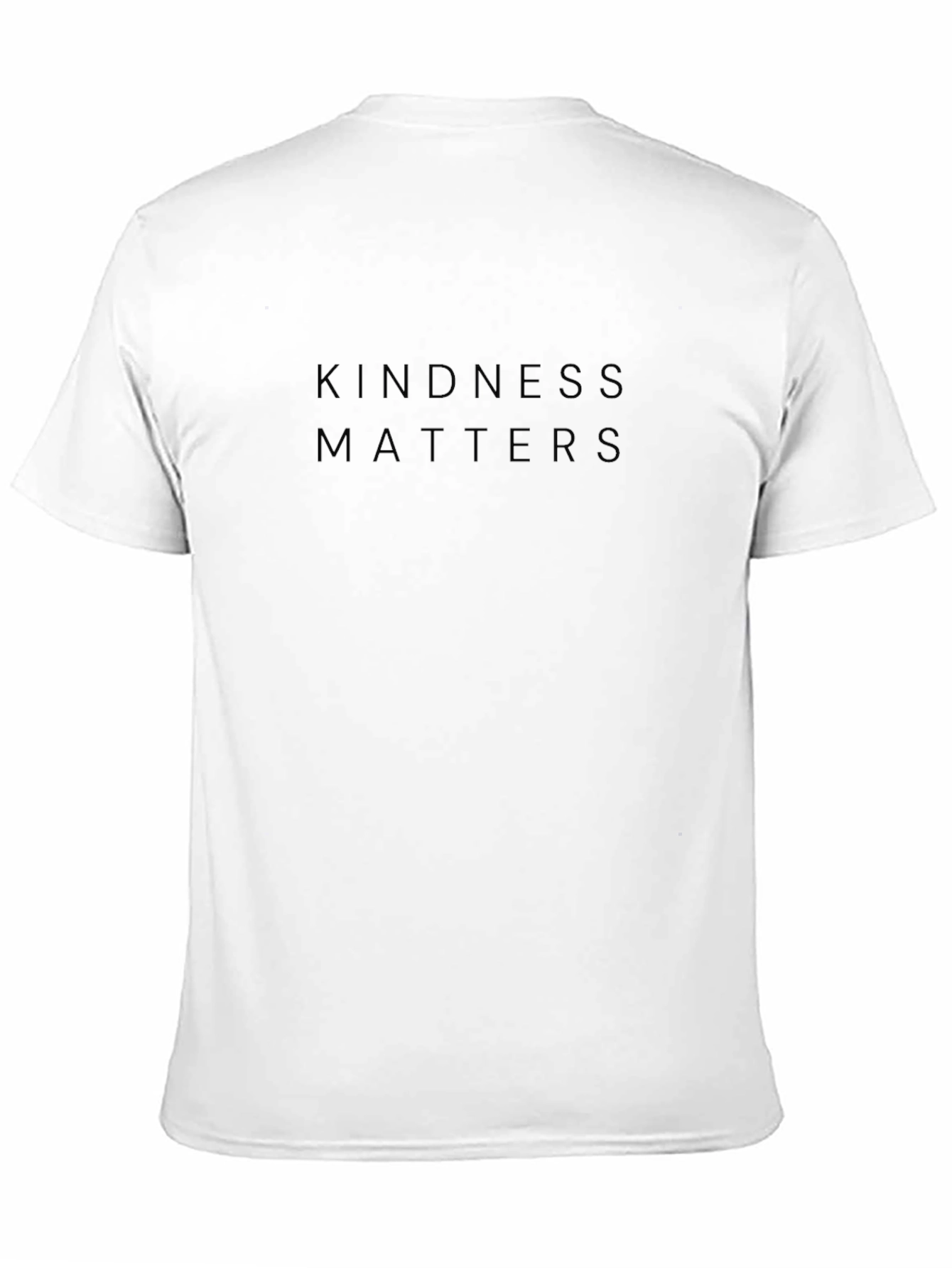 Black Kindness Matters Black T-Shirt - Short Sleeve Crew Neck view 11