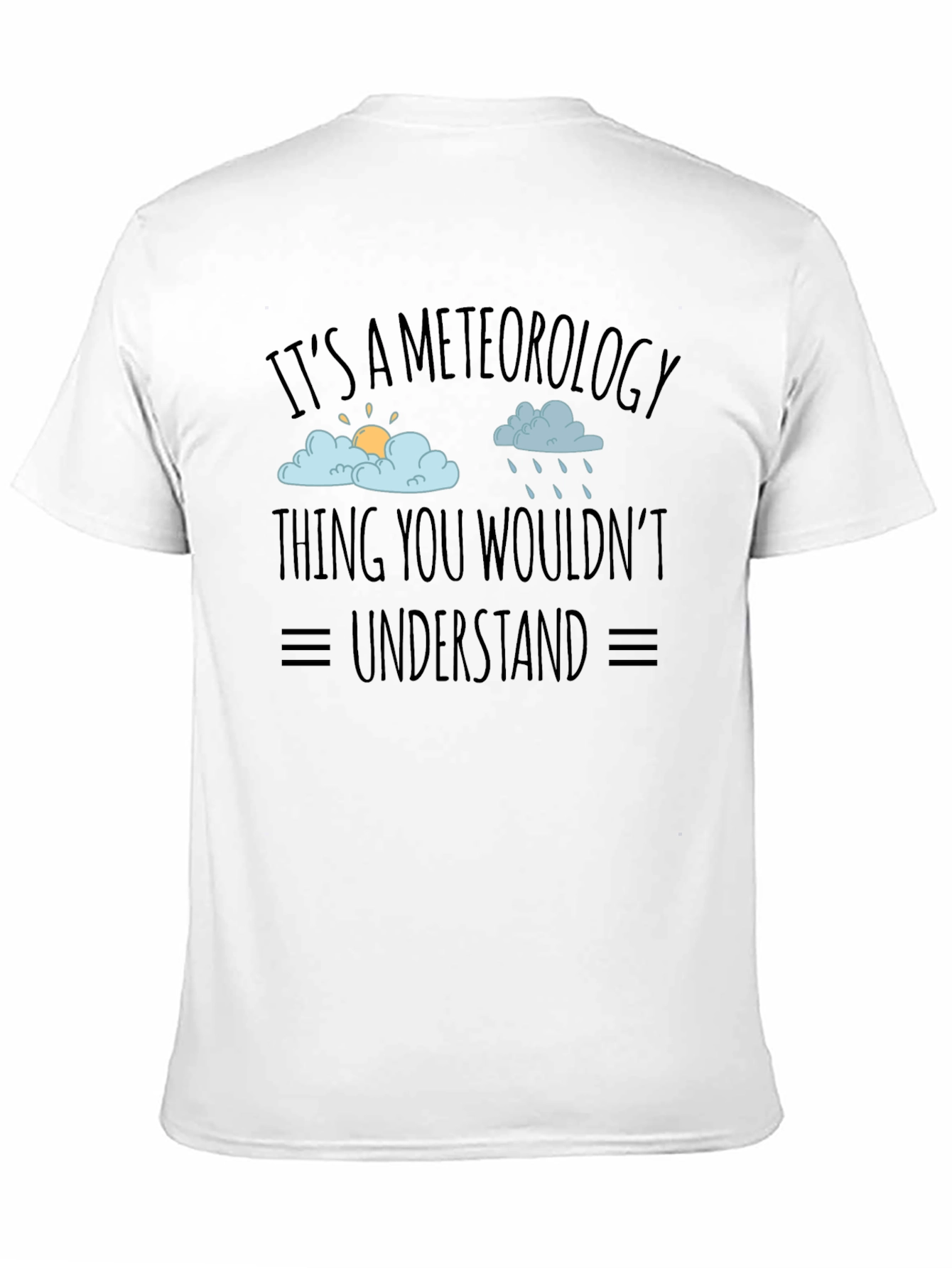 Black Meteorology T-Shirt - Weather Humor Tee view 11