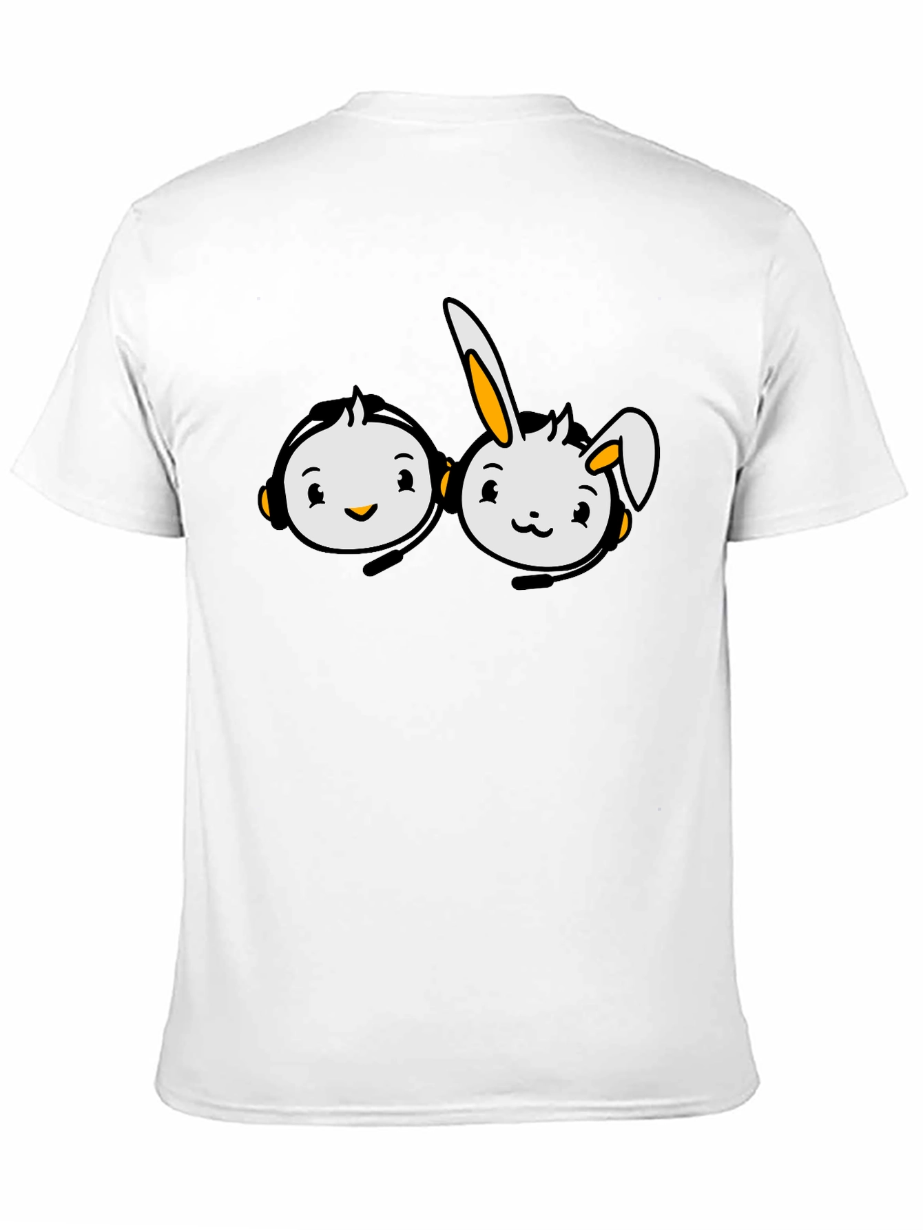 Cute Cartoon Character Graphic T-Shirt - 11