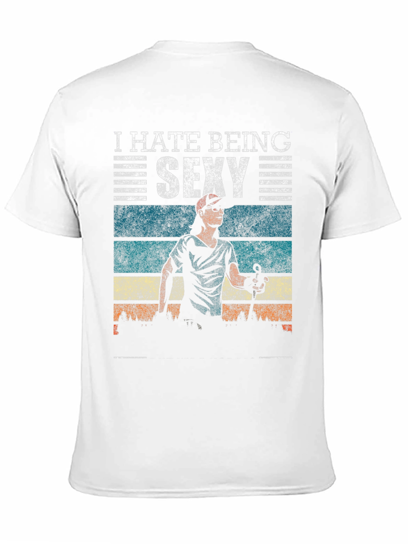 Black I Hate Being Sexy T-Shirt view 11