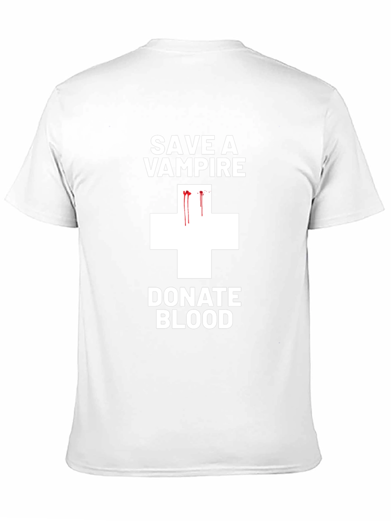 Black Save a Vampire Donate Blood T-Shirt view 11