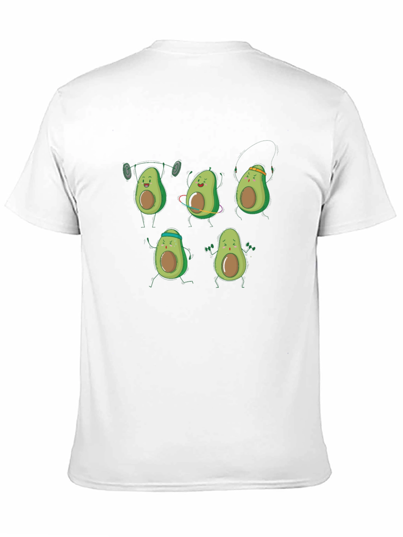Black Avocado Workout Black T-Shirt view 11