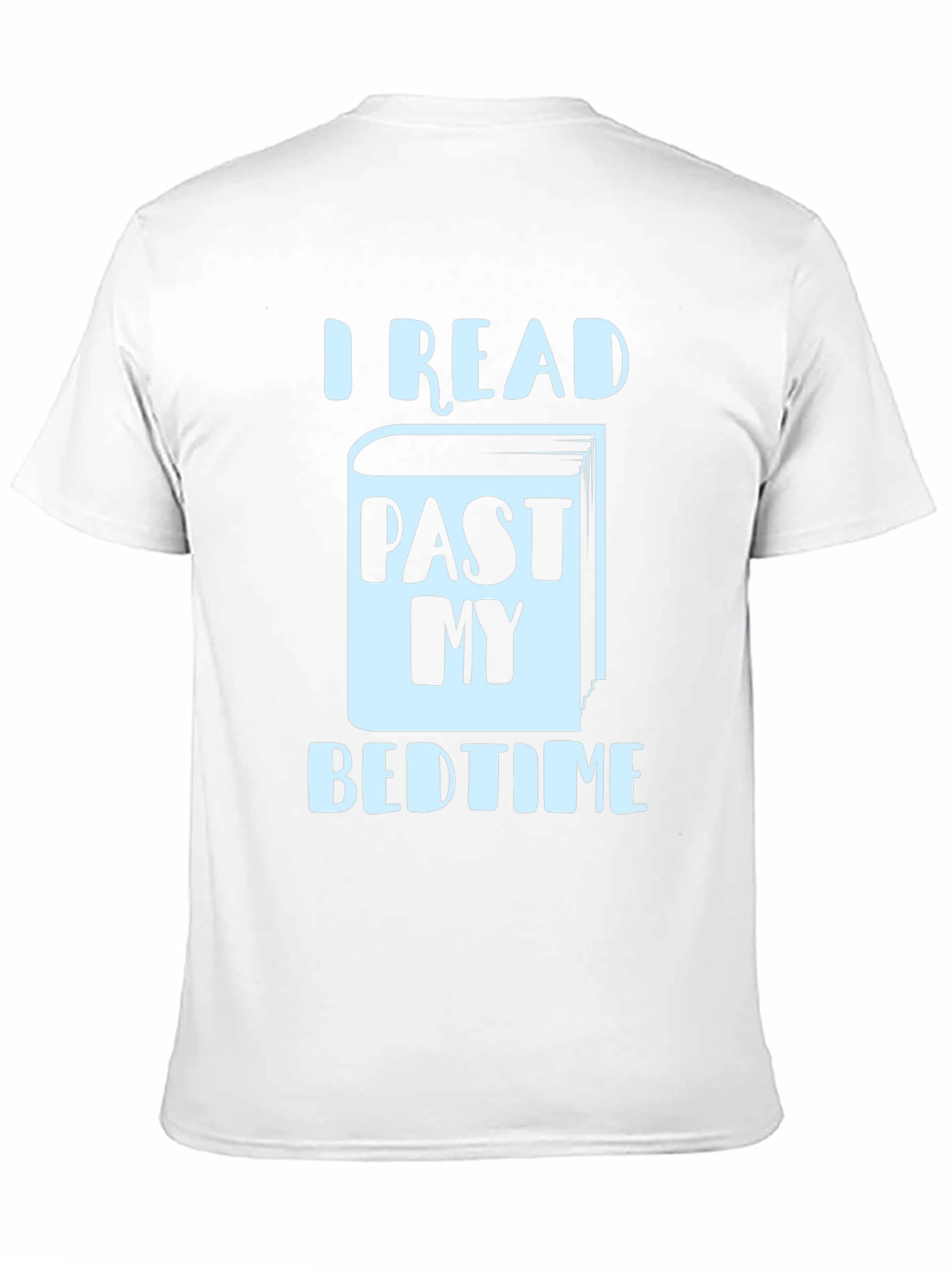 Black I Read Past My Bedtime Novelty T-Shirt view 11