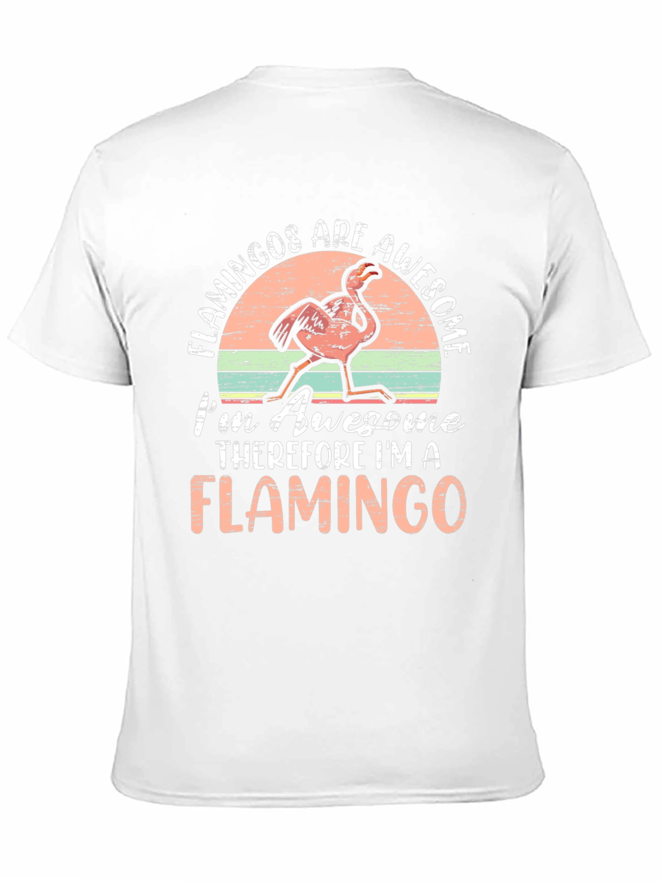 Black Flamingos are Awesome T-Shirt view 11
