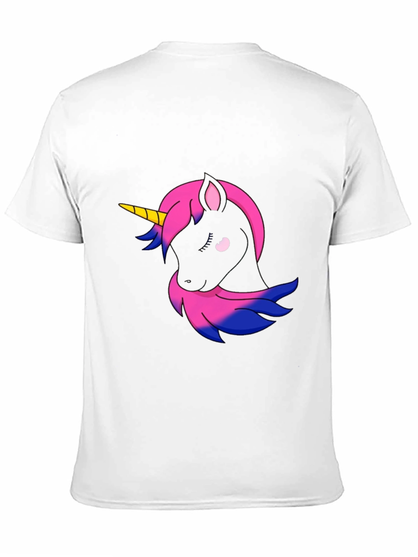 Black Bisexual Pride Unicorn Graphic Tee - Black view 11