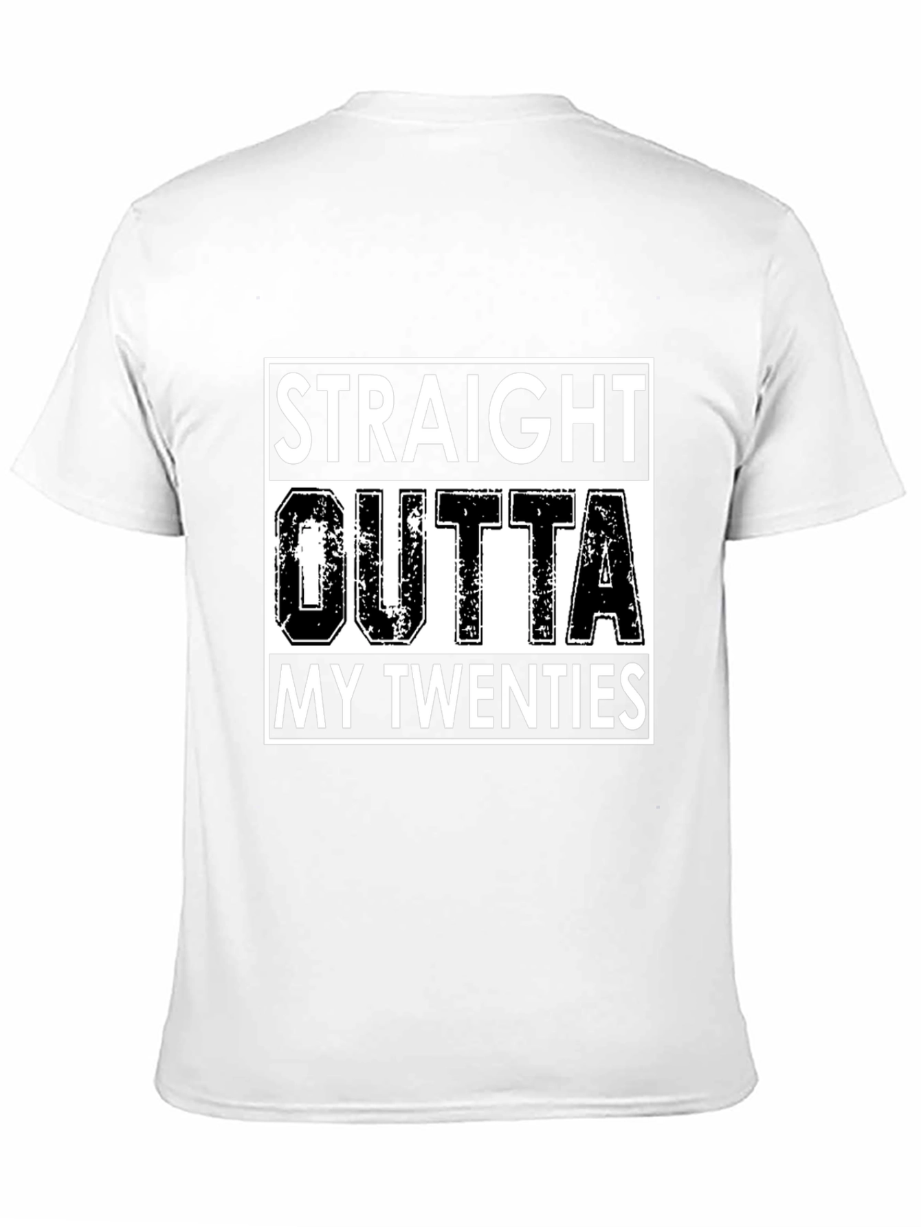 Black Straight Outta My Twenties Graphic Tee view 11