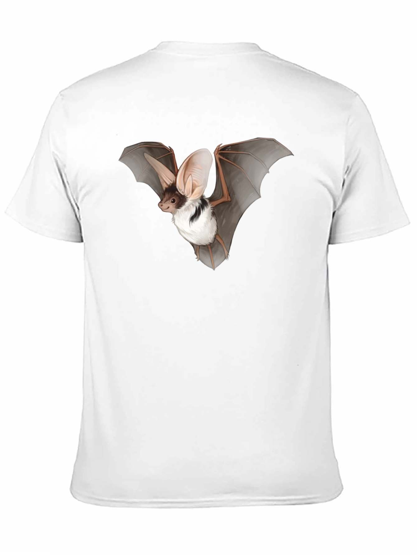 Black Bat Graphic Tee - Black Unisex T-Shirt view 11