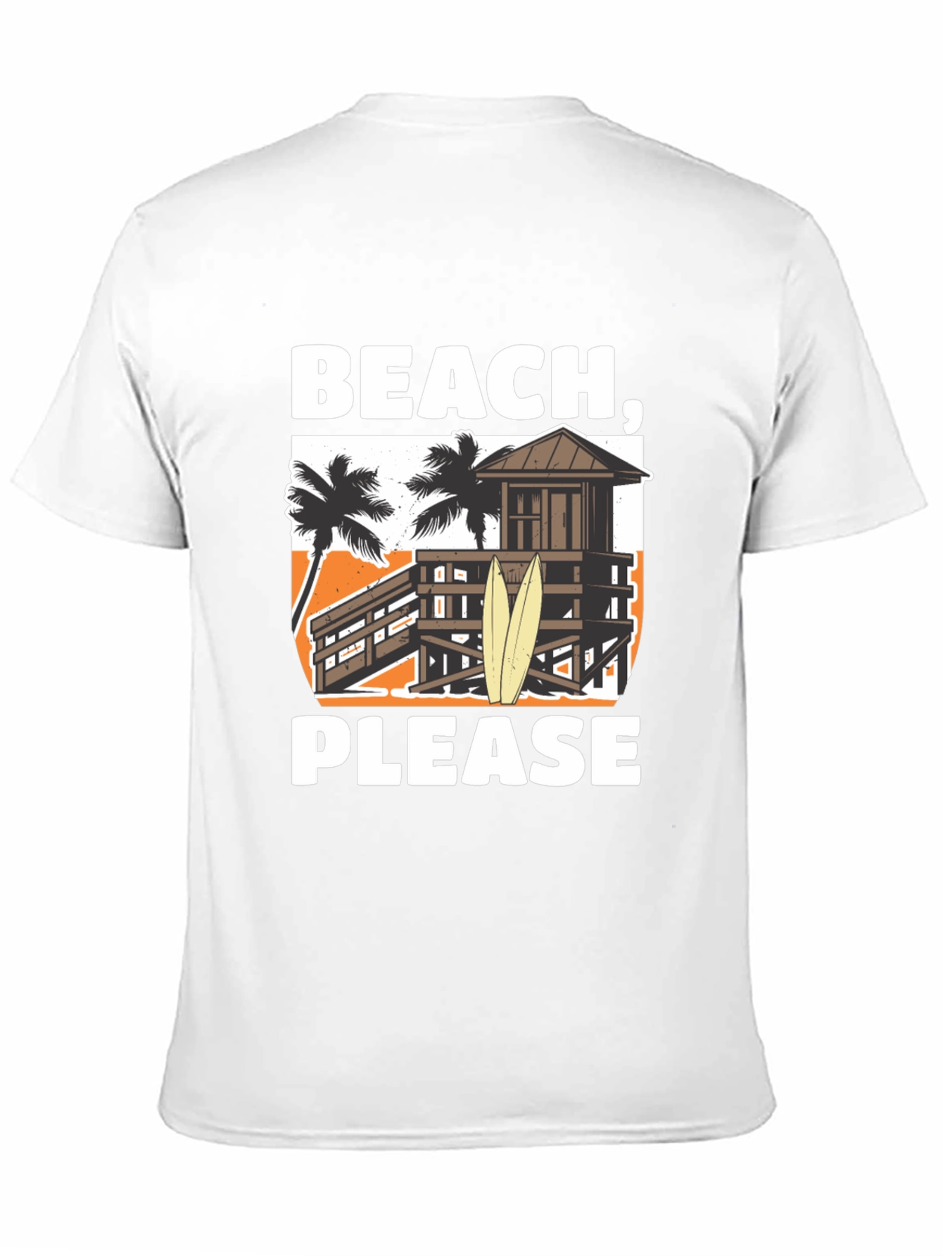 Black Beach, Please T-Shirt - Summer Vacation Apparel view 11