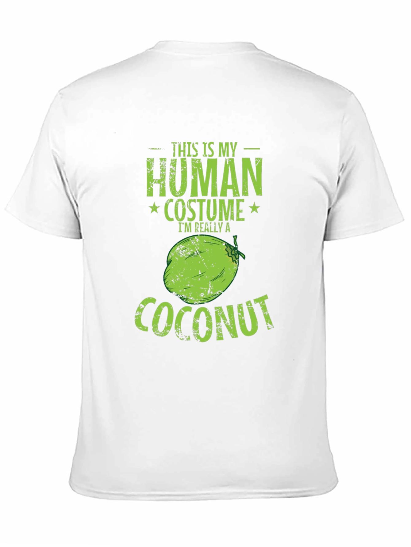 Black Human Costume Coconut Graphic Tee view 11