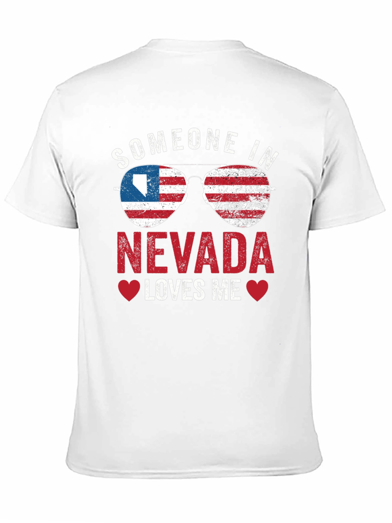 Black Nevada Loves Me Graphic T-Shirt view 11