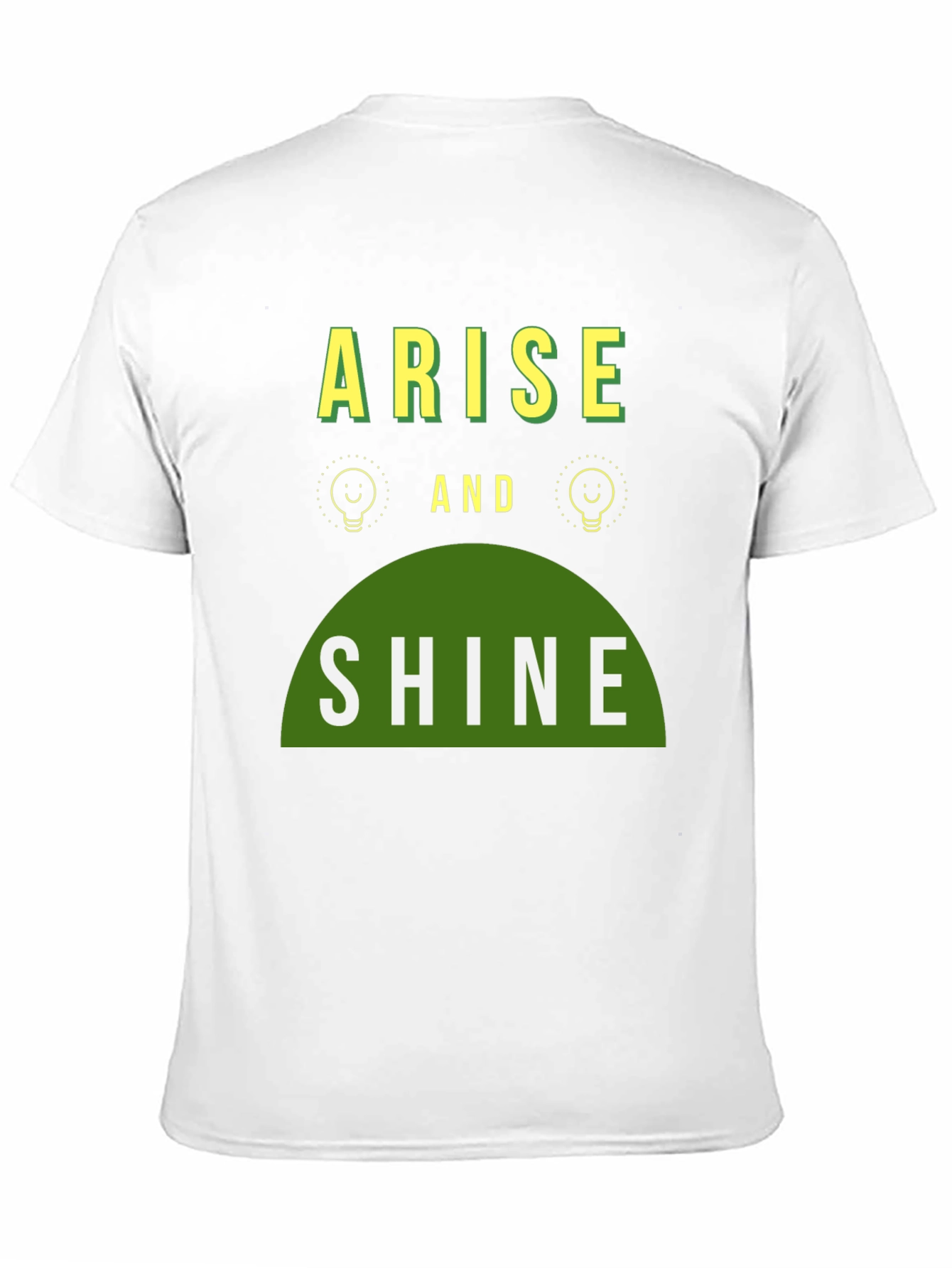 Black Arise and Shine Graphic Tee - Black Cotton Blend view 11
