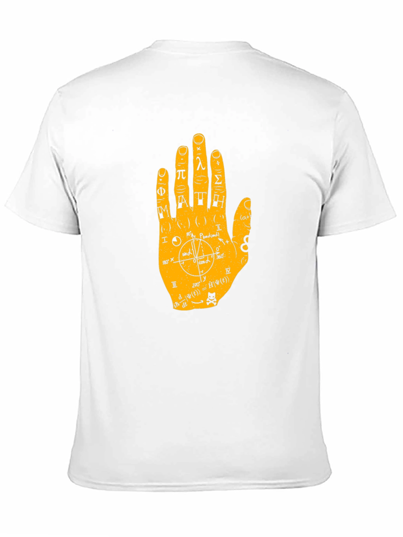 Black Math Hand Graphic Tee - Black view 11