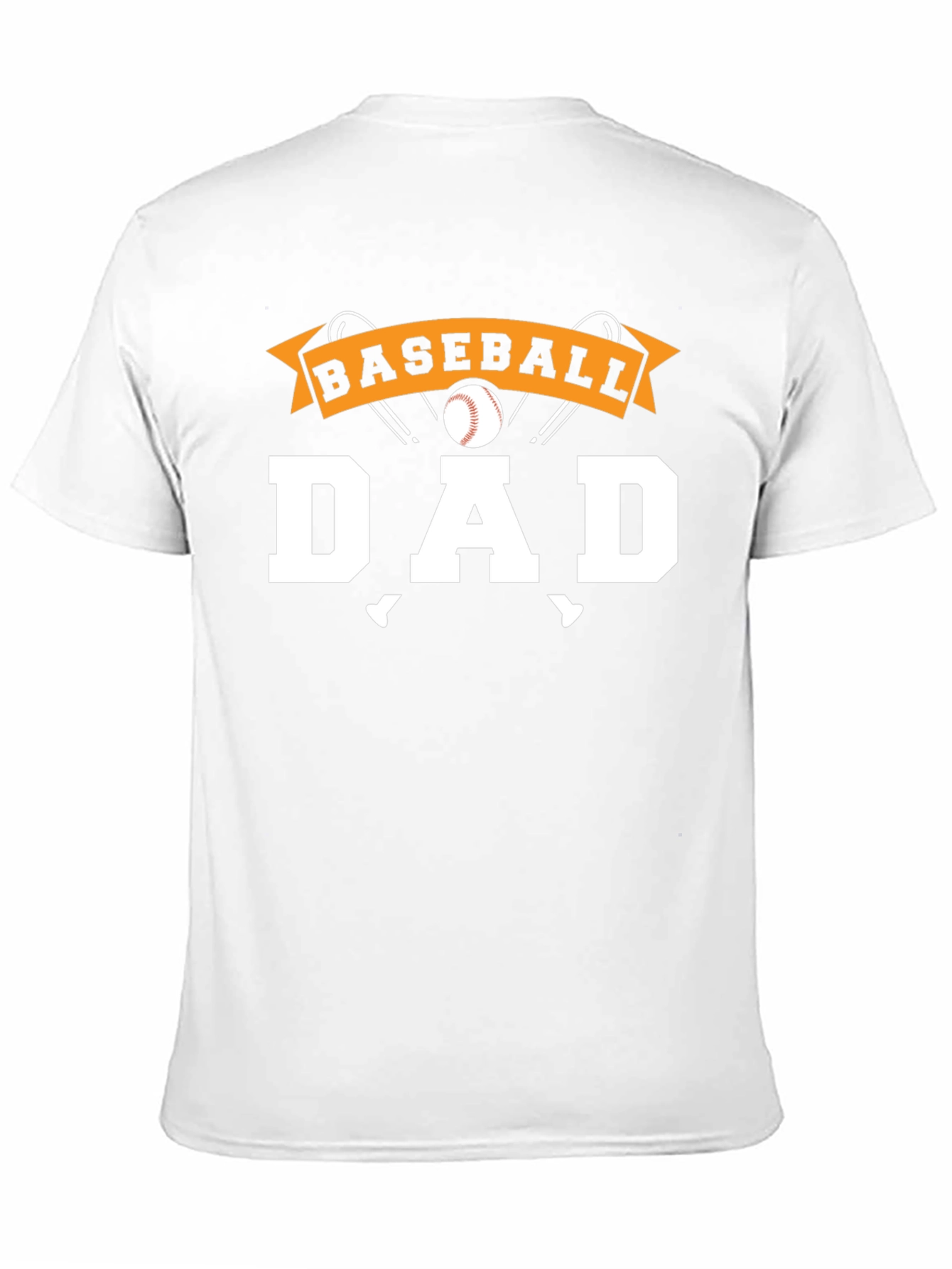 Black Baseball Dad T-Shirt - Sports Fan Apparel view 11