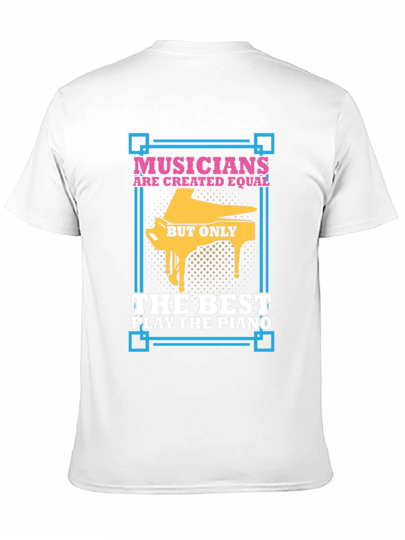 Black Musician's Piano T-Shirt view 11