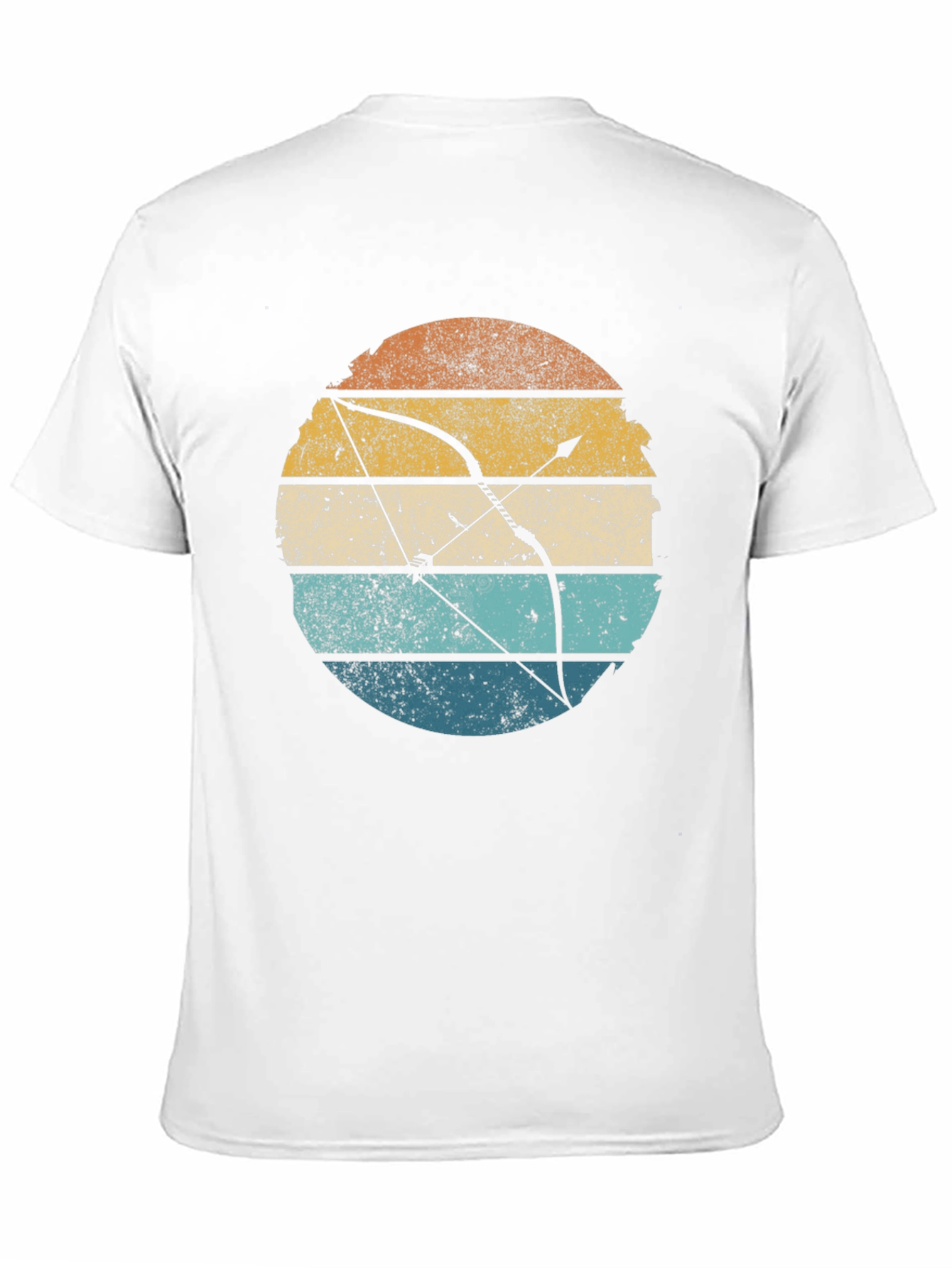 Black Retro Archer T-Shirt view 11