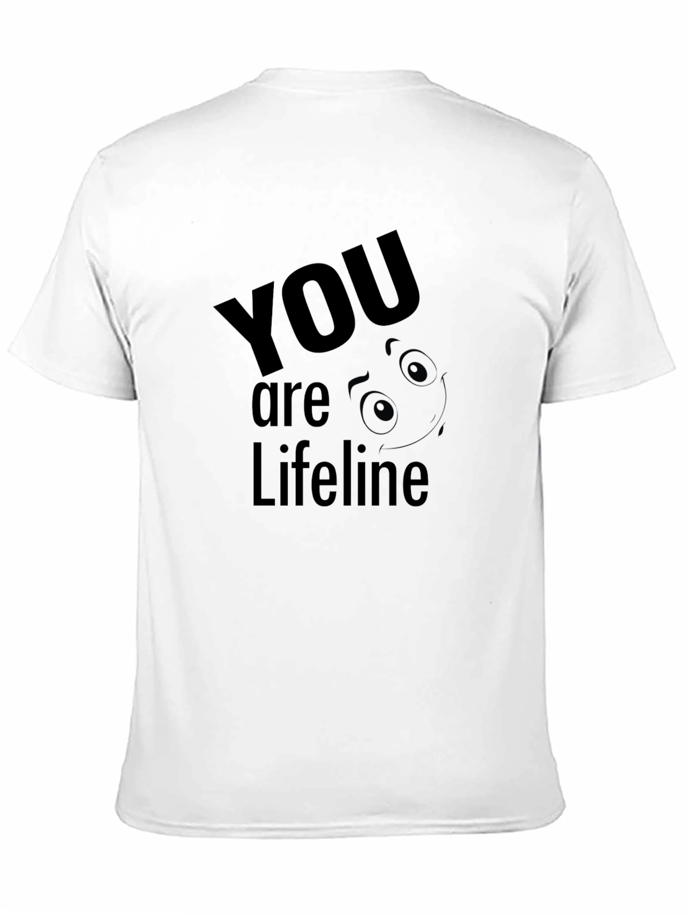 Black You are Lifeline T-Shirt view 11