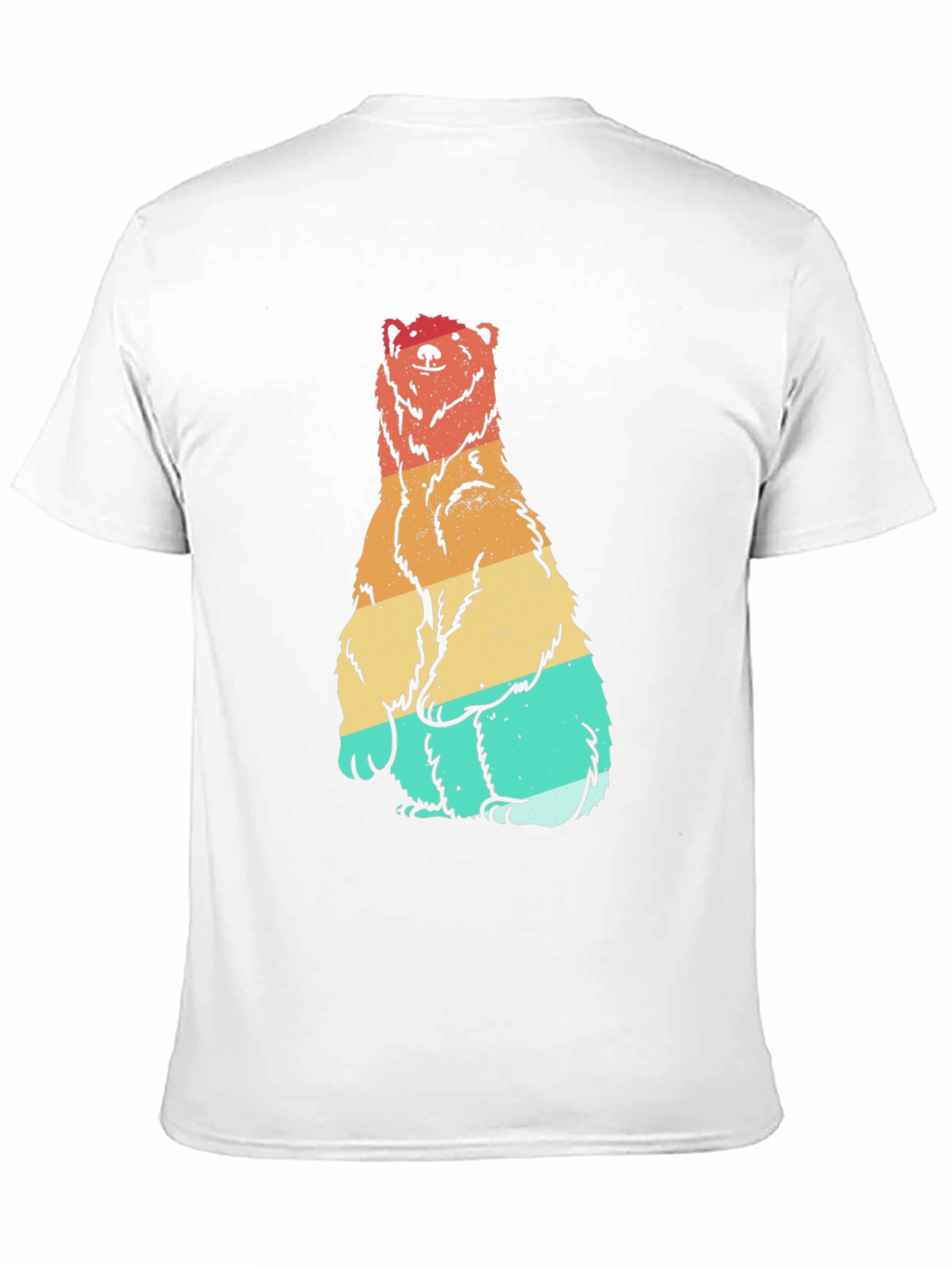 Black Retro Bear Graphic Tee - Black view 11