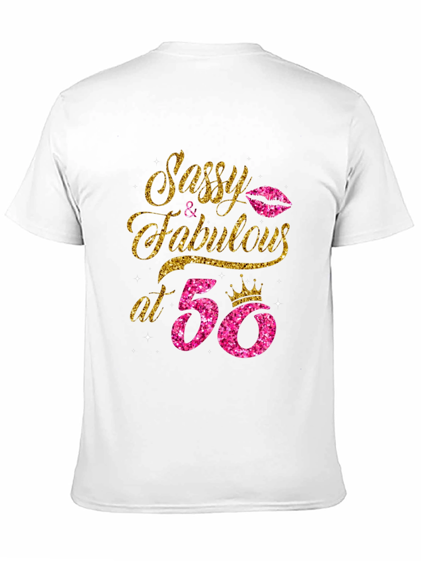 Black Sassy & Fabulous at 50 Birthday T-Shirt view 11