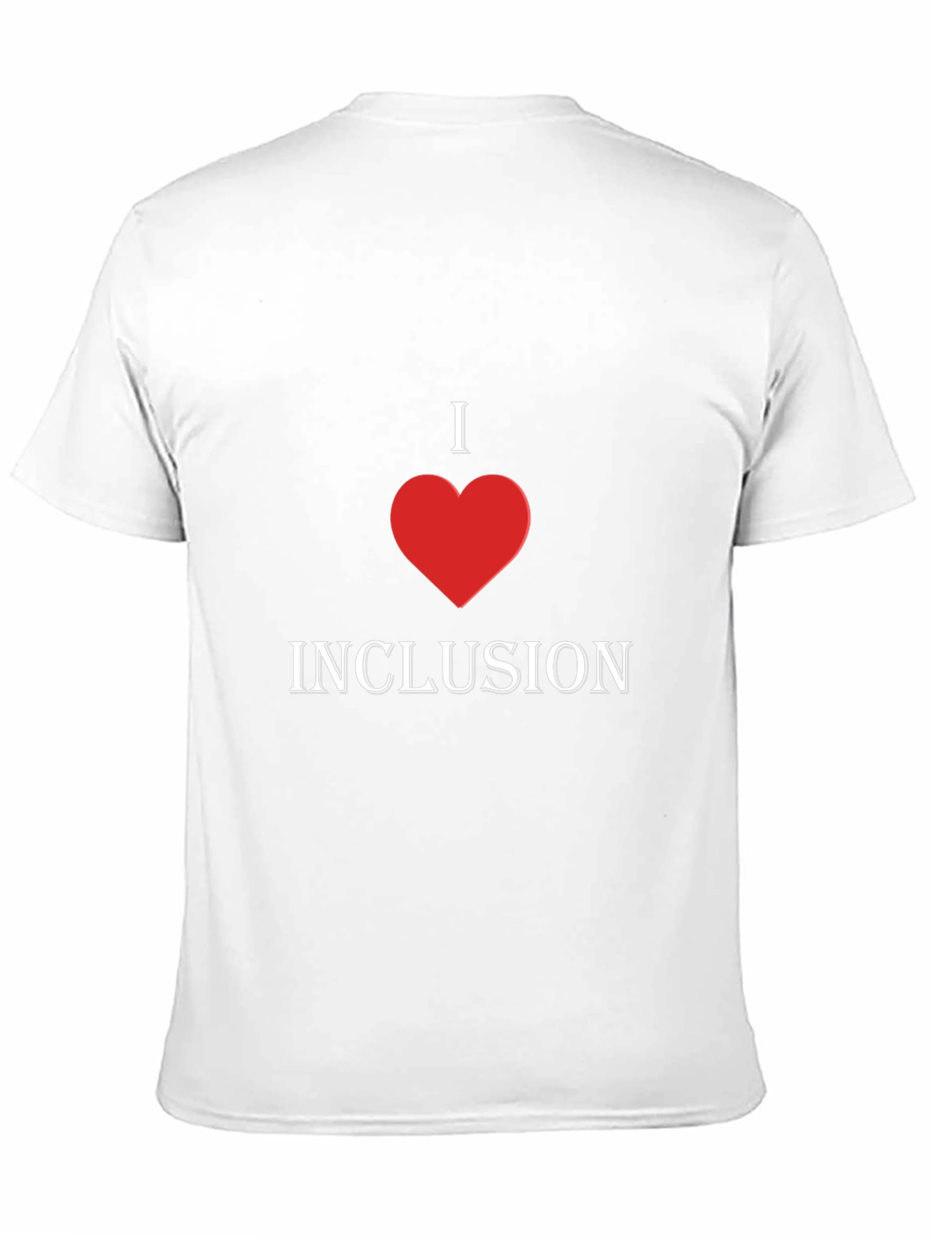Black I Heart Inclusion T-Shirt - Stylish Graphic Tee view 11
