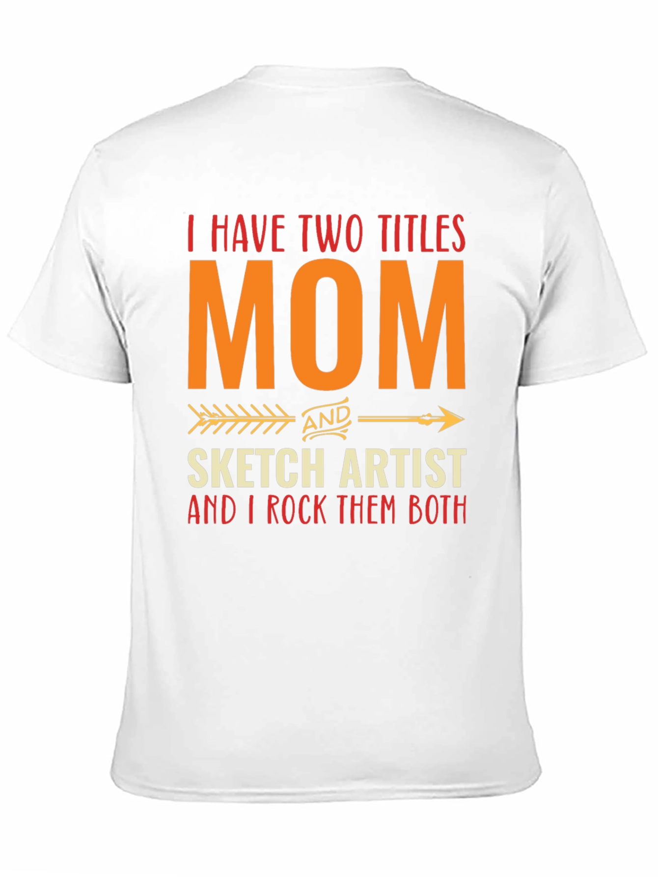Black Mom and Sketch Artist Graphic T-Shirt view 11