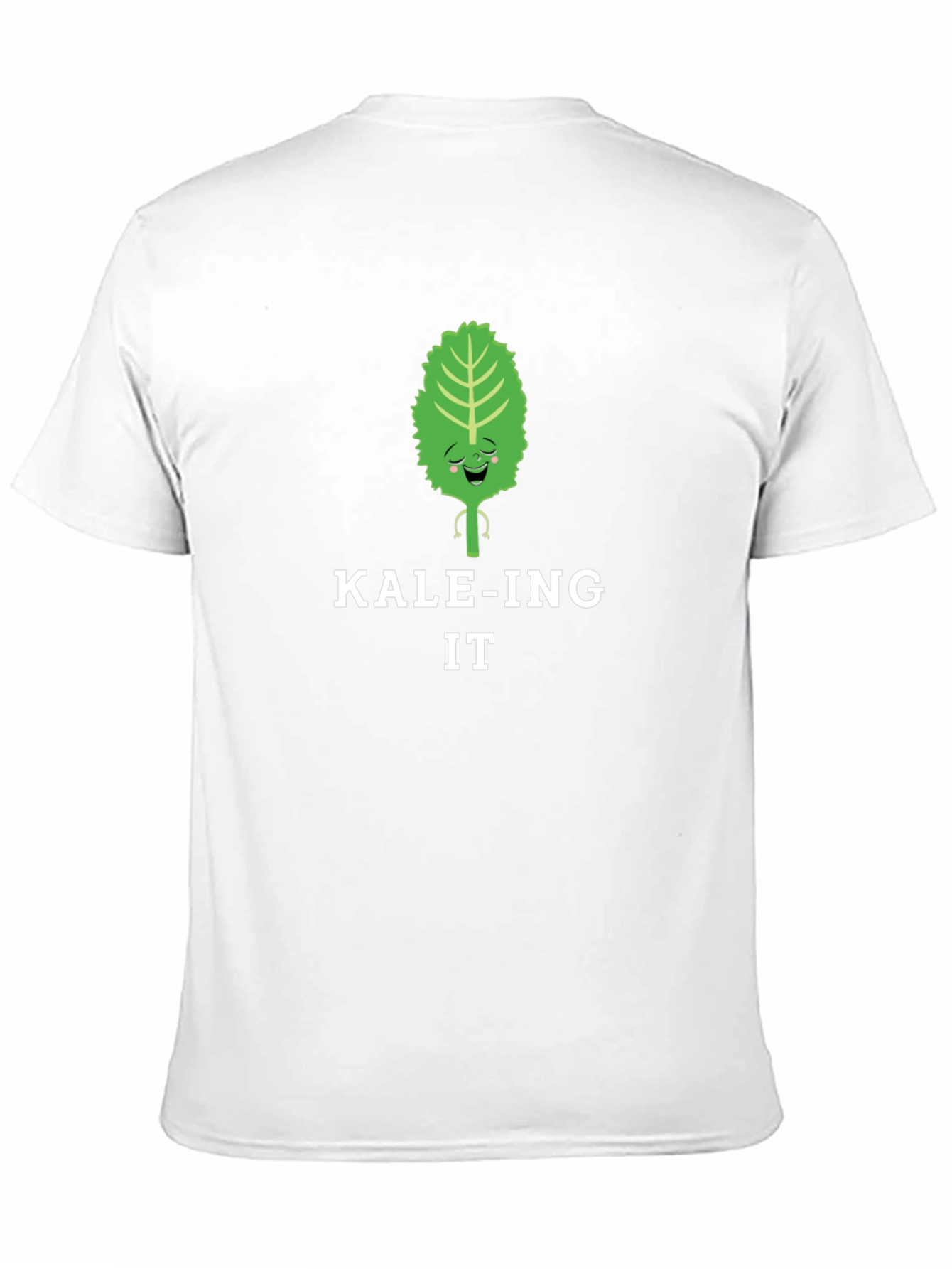 Black Kale-ing It Funny Graphic T-Shirt view 11