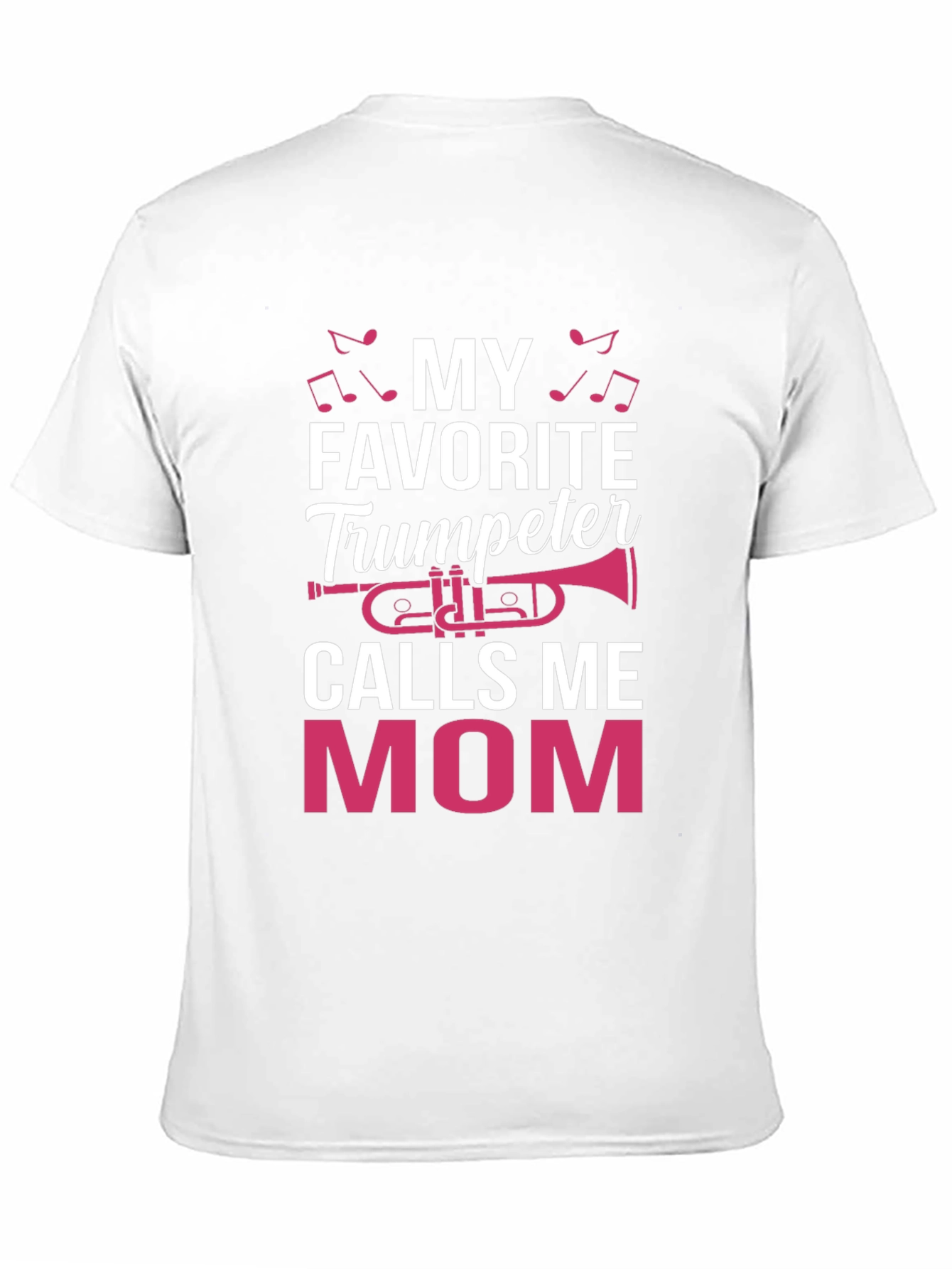 Black My Favorite Trumpeter Calls Me Mom T-Shirt view 11