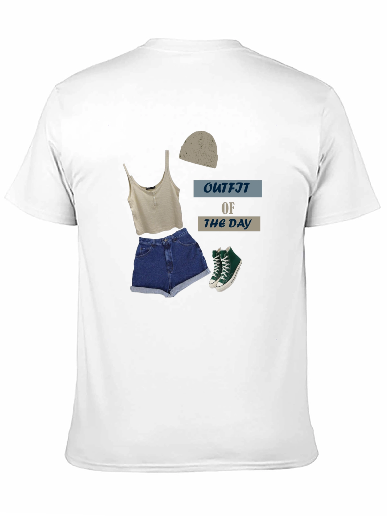 Black Outfit of the Day Graphic T-Shirt view 11