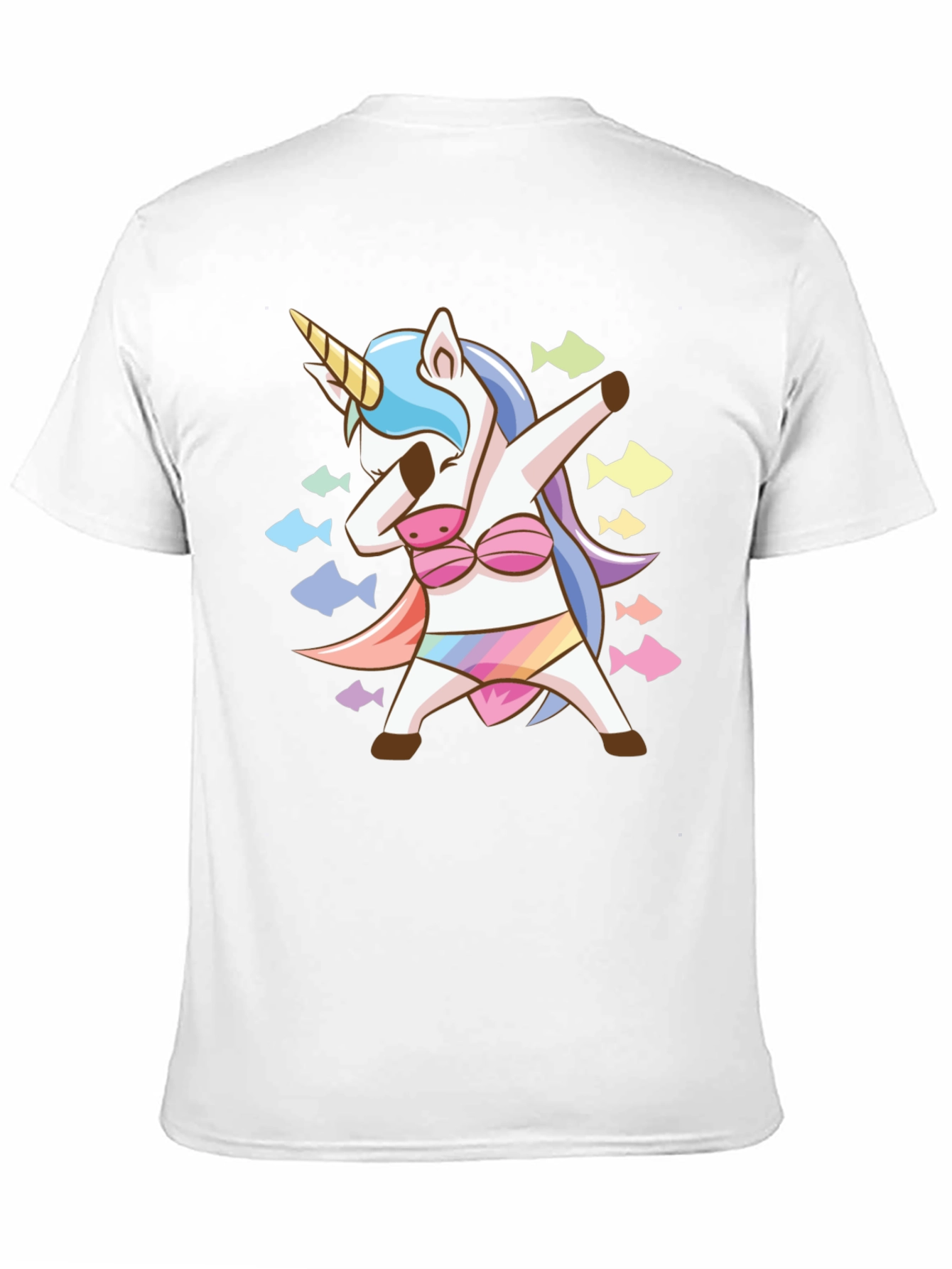 Black Unicorn Dab T-Shirt view 11