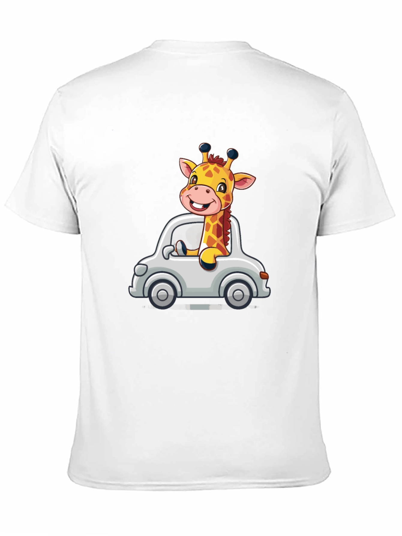 Black Giraffe Car Ride T-Shirt view 11