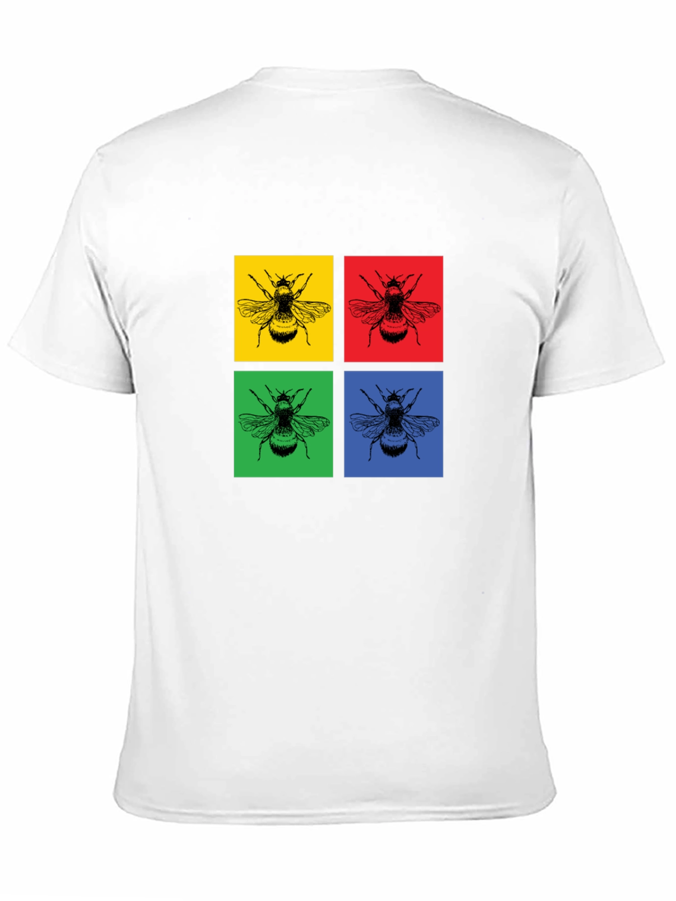 Black Pop Art Bee Graphic Tee - Bold & Stylish view 11