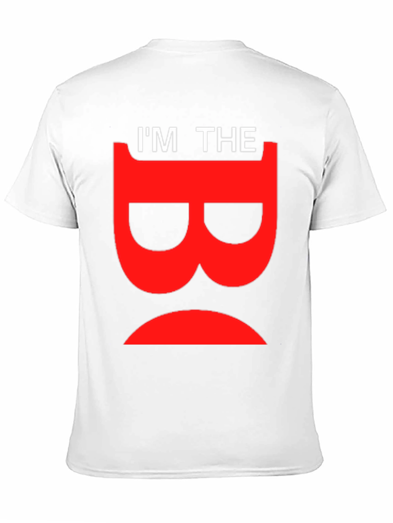 Black I'm The B Black T-Shirt Funny Letter Graphic Tee view 11