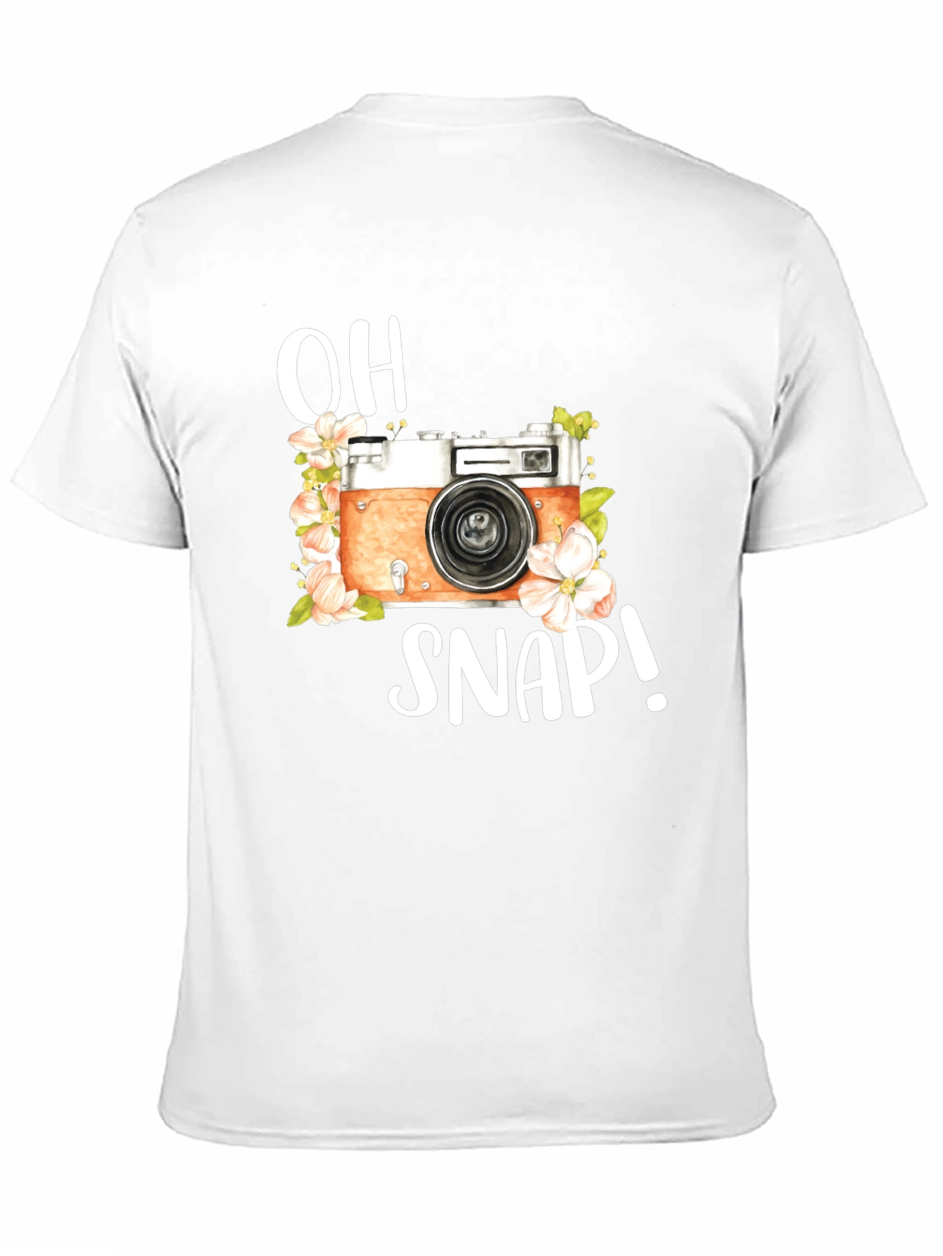 Black Retro Camera Graphic T-Shirt - Oh Snap! view 11
