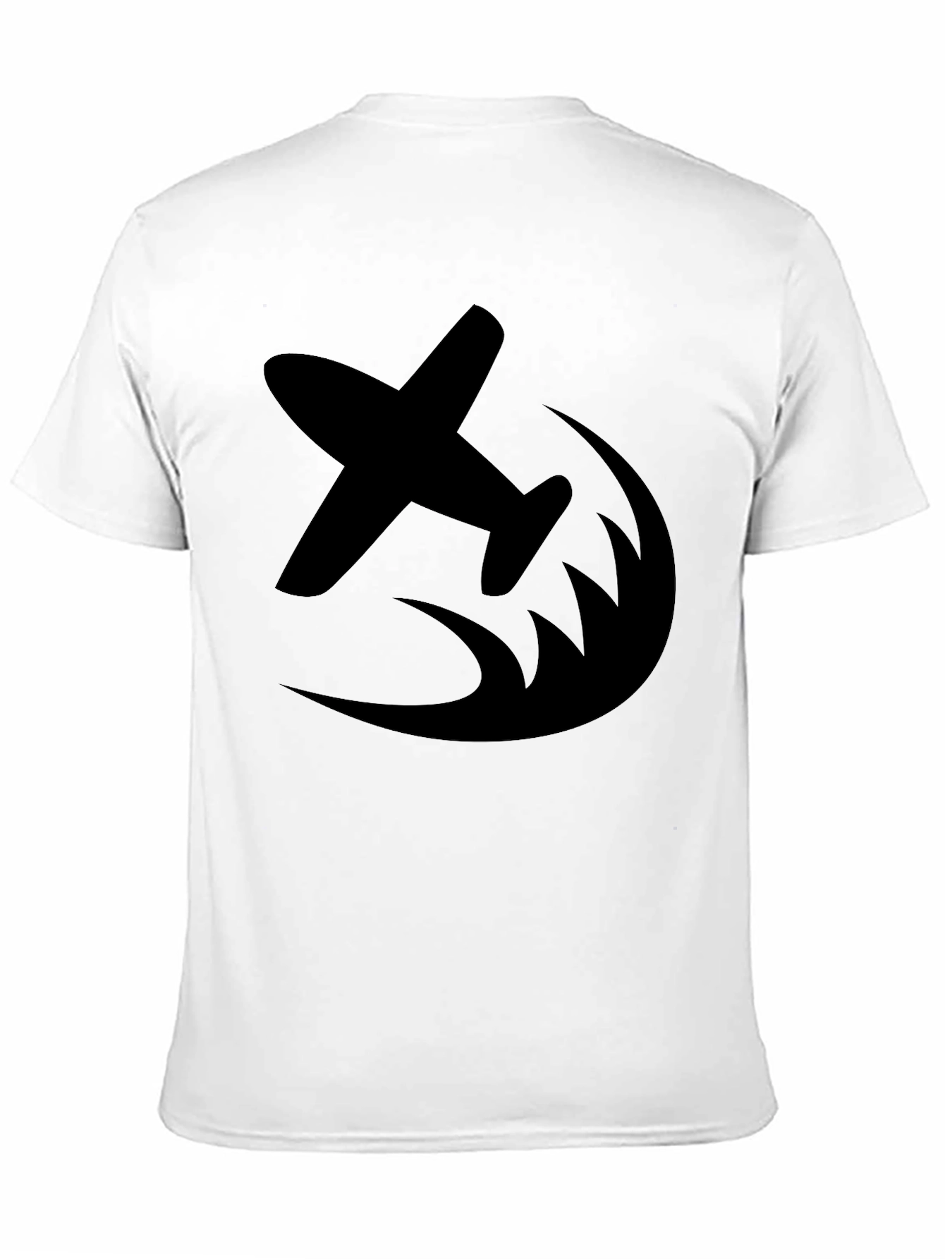 Black Airplane Graphic Tee - Fly High in Style view 11