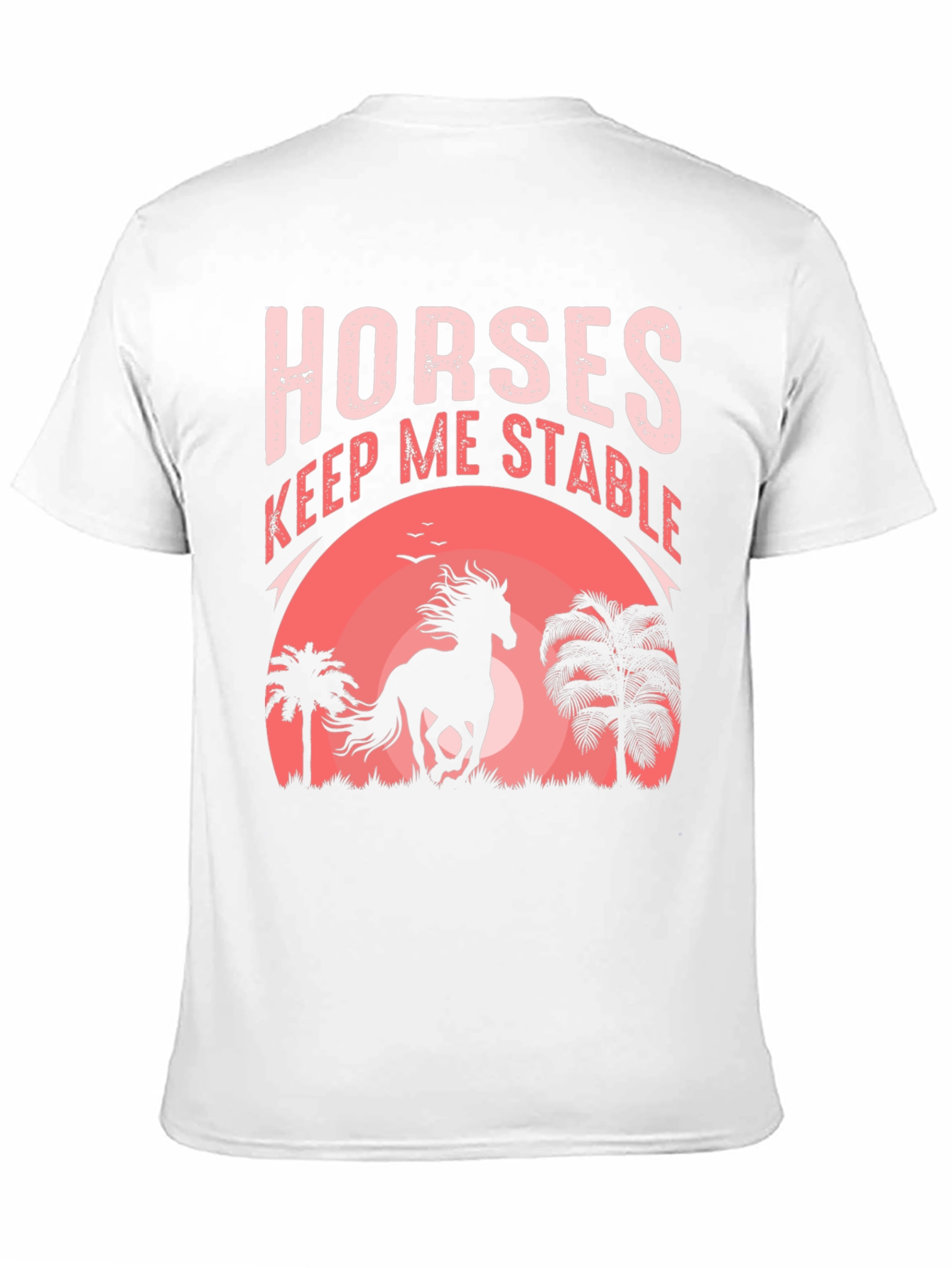 Black Horses Keep Me Stable Graphic Tee view 11